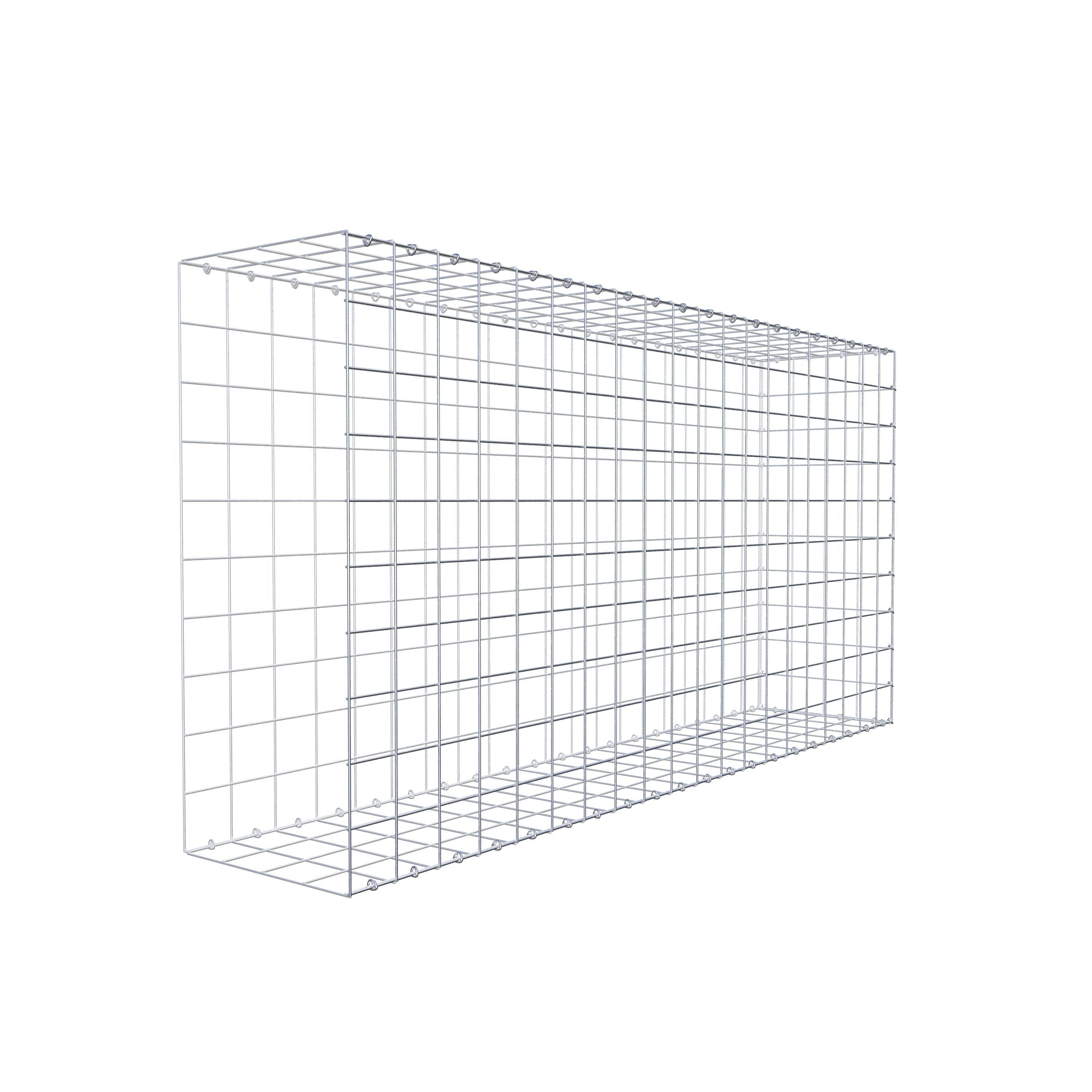 Schanskorf type 2 200 cm x 100 cm x 40 cm (L x H x D), maaswijdte 10 cm x 10 cm, C-ring