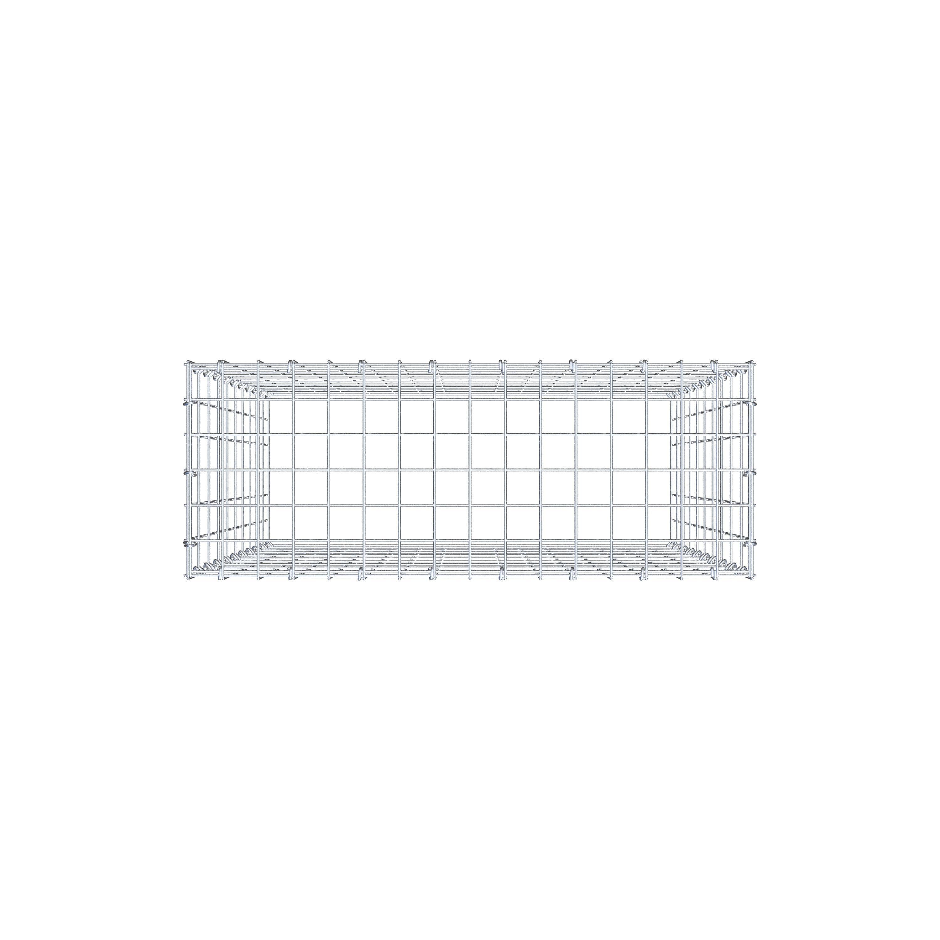 Schanskorf type 3 100 cm x 80 cm x 30 cm (L x H x D), maaswijdte 5 cm x 10 cm, C-ring