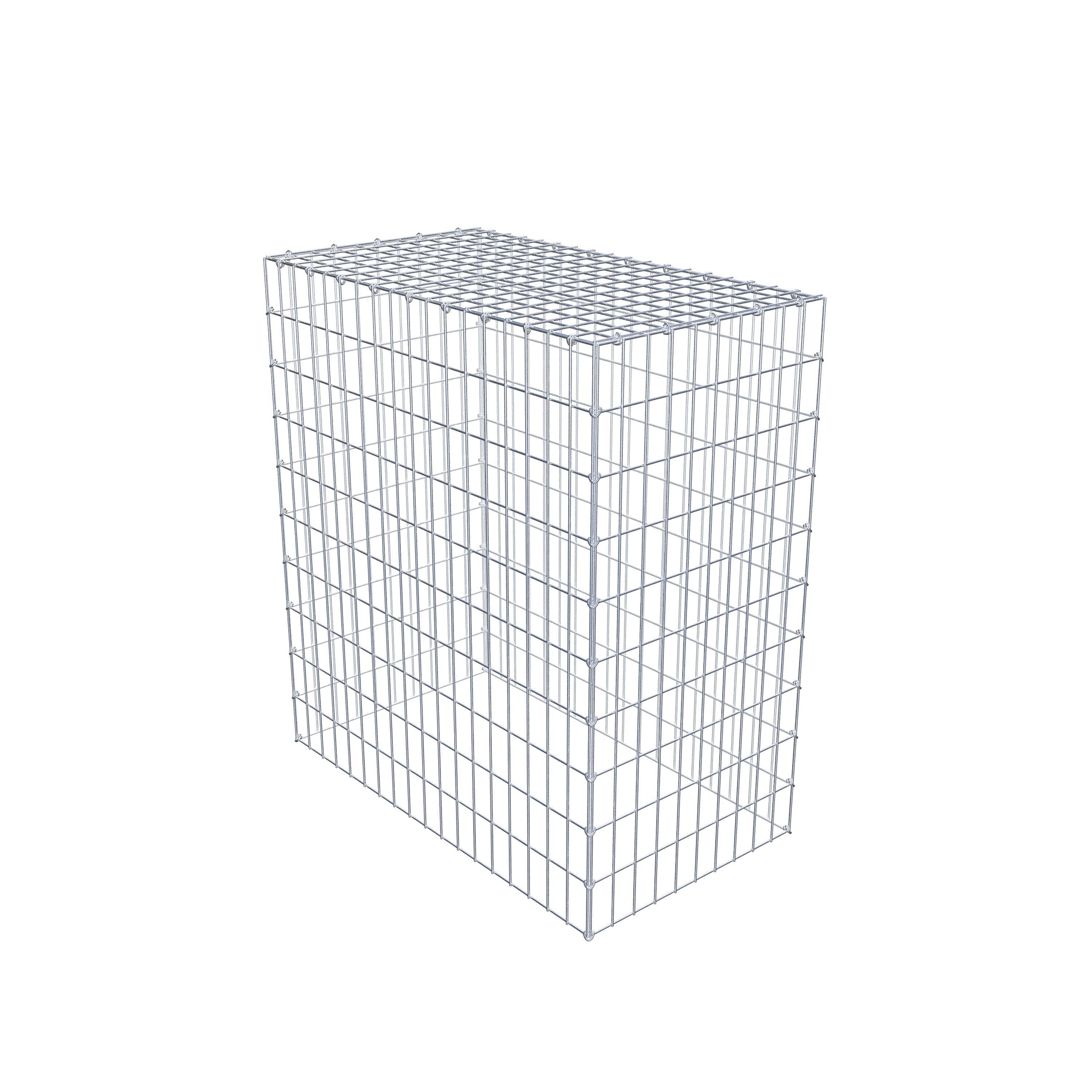 Monteret gabion type 3 100 cm x 90 cm x 50 cm (L x H x D), maskestørrelse 5 cm x 10 cm, C-ring