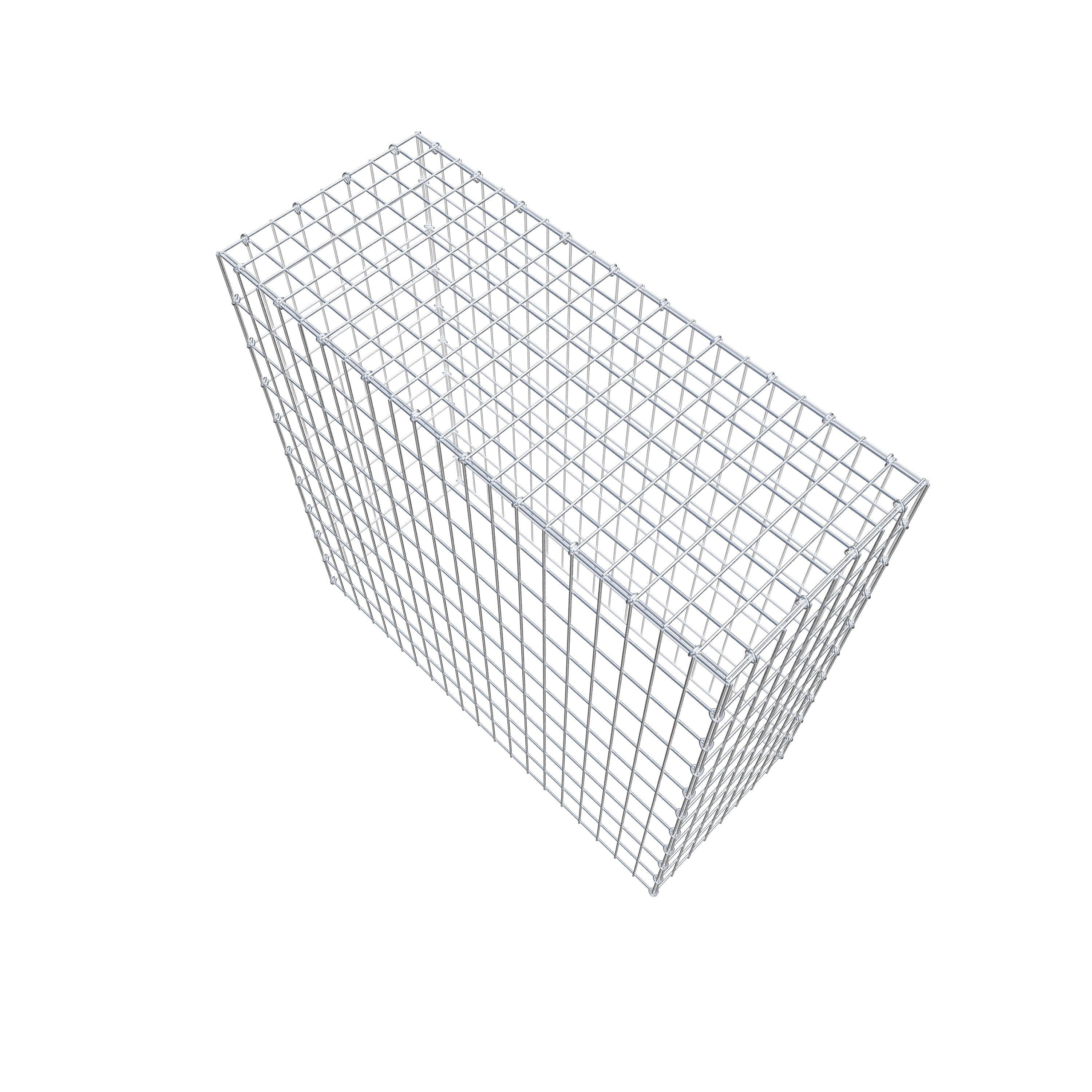 Gabião Tipo 3 100 cm x 100 cm x 40 cm (C x A x P), malhagem 5 cm x 10 cm, anel C