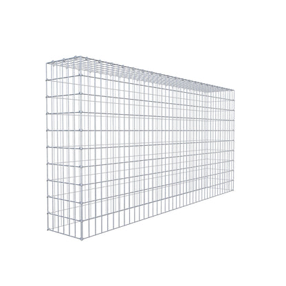 Opzetpaal type 3 200 cm x 100 cm x 30 cm (L x H x D), maaswijdte 5 cm x 10 cm, C-ring