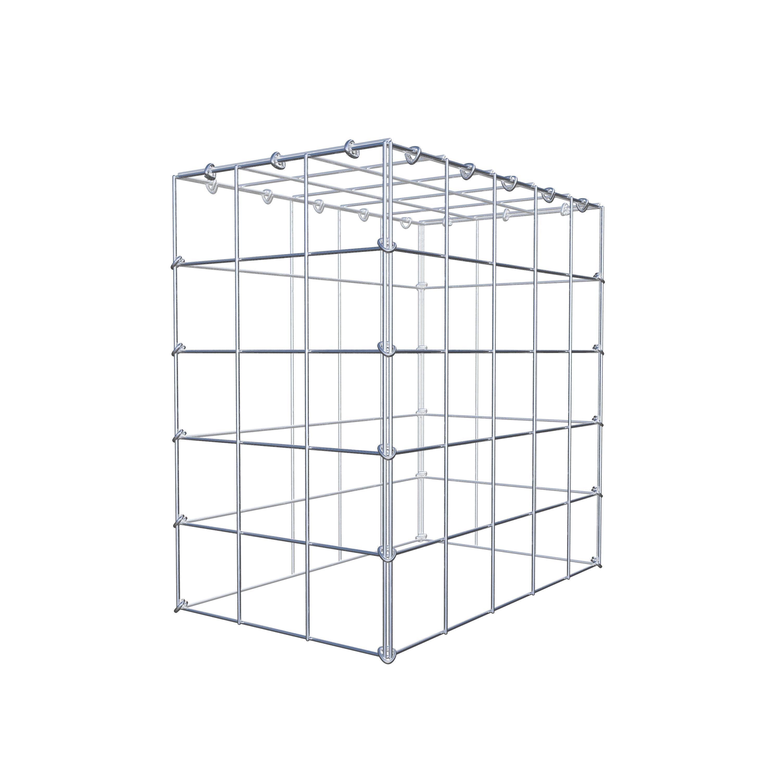 Schanskorf type 3 50 cm x 50 cm x 30 cm (L x H x D), maaswijdte 10 cm x 10 cm, C-ring