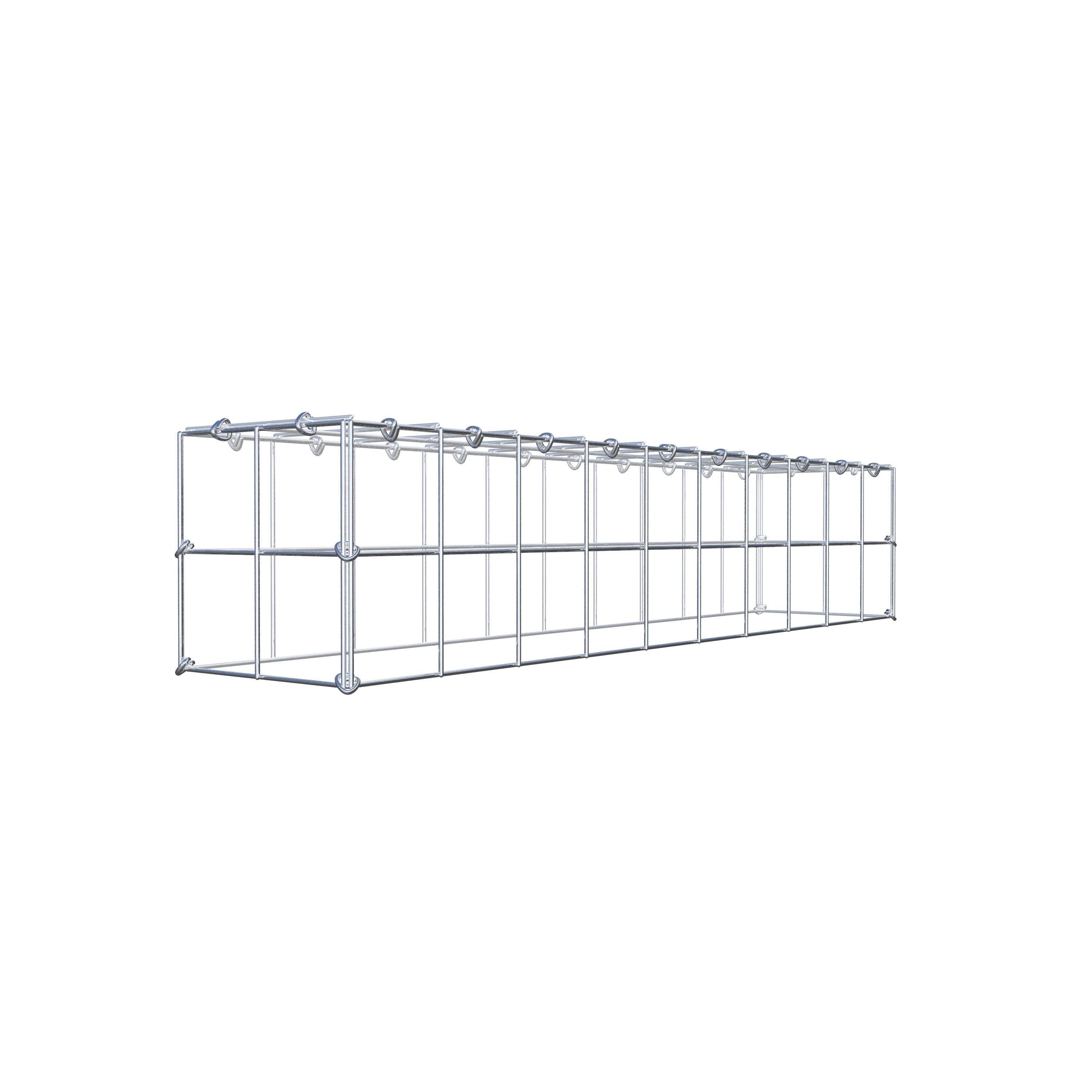 Schanskorf type 3 100 cm x 20 cm x 20 cm (L x H x D), maaswijdte 10 cm x 10 cm, C-ring