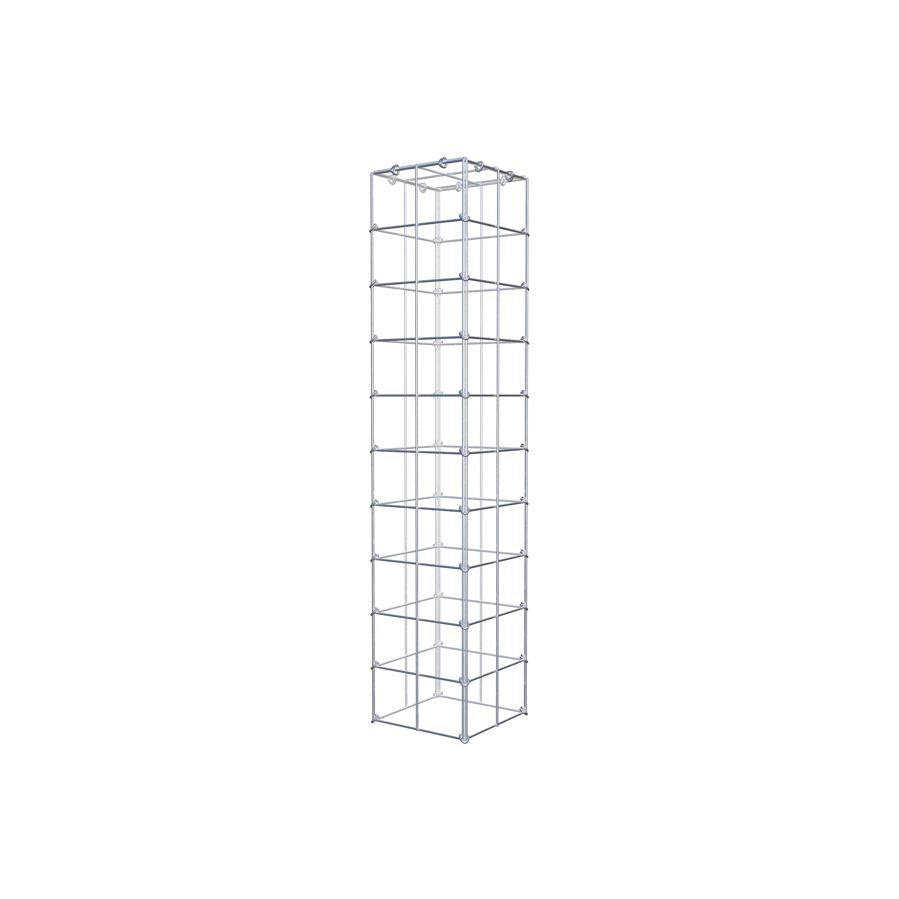 Schanskorf type 3 100 cm x 20 cm x 20 cm (L x H x D), maaswijdte 10 cm x 10 cm, C-ring