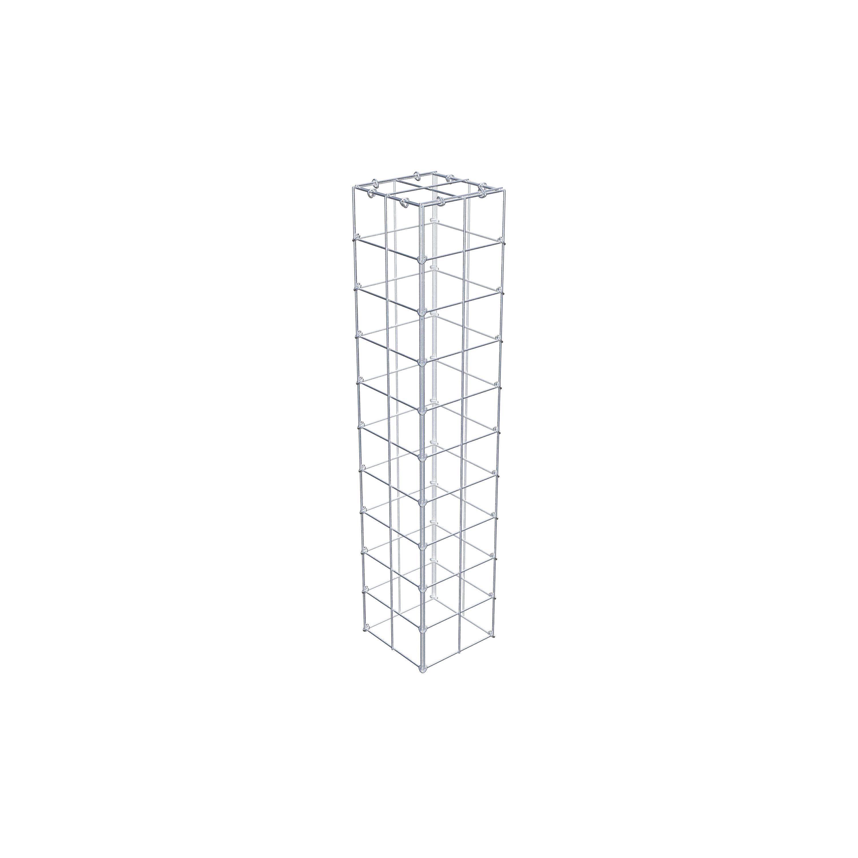 Schanskorf type 3 100 cm x 20 cm x 20 cm (L x H x D), maaswijdte 10 cm x 10 cm, C-ring