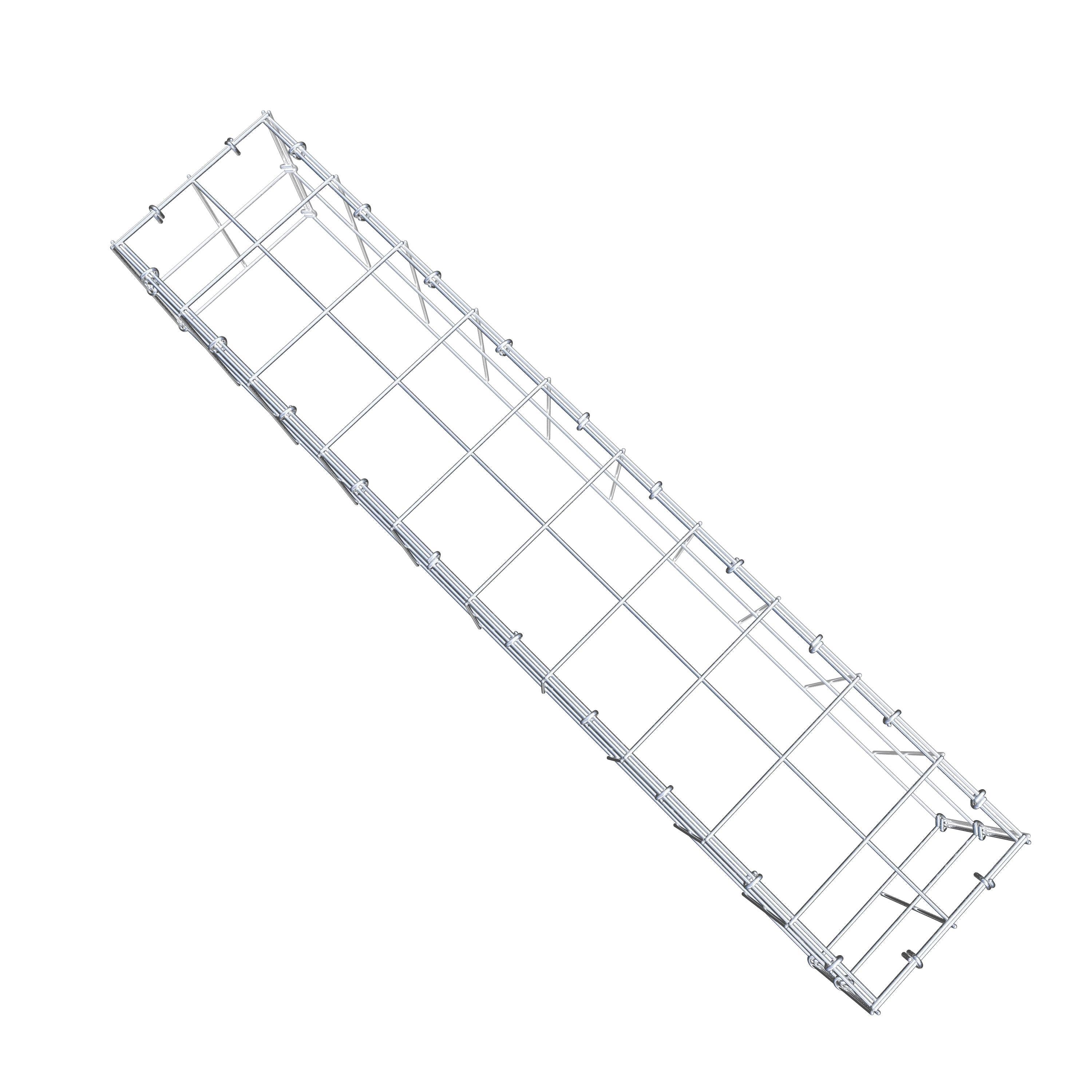 Schanskorf type 3 100 cm x 20 cm x 20 cm (L x H x D), maaswijdte 10 cm x 10 cm, C-ring