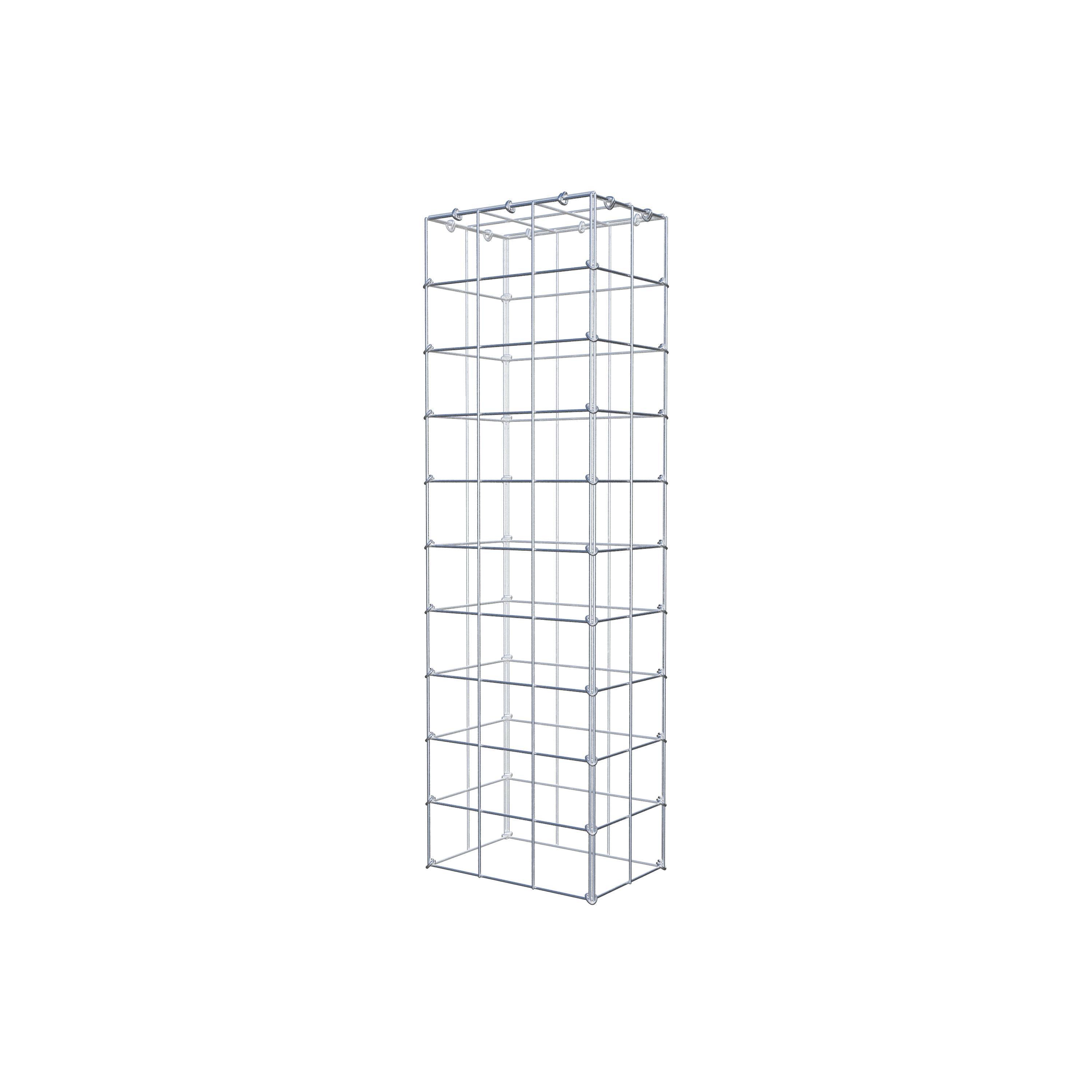 Schanskorf type 3 100 cm x 20 cm x 30 cm (L x H x D), maaswijdte 10 cm x 10 cm, C-ring