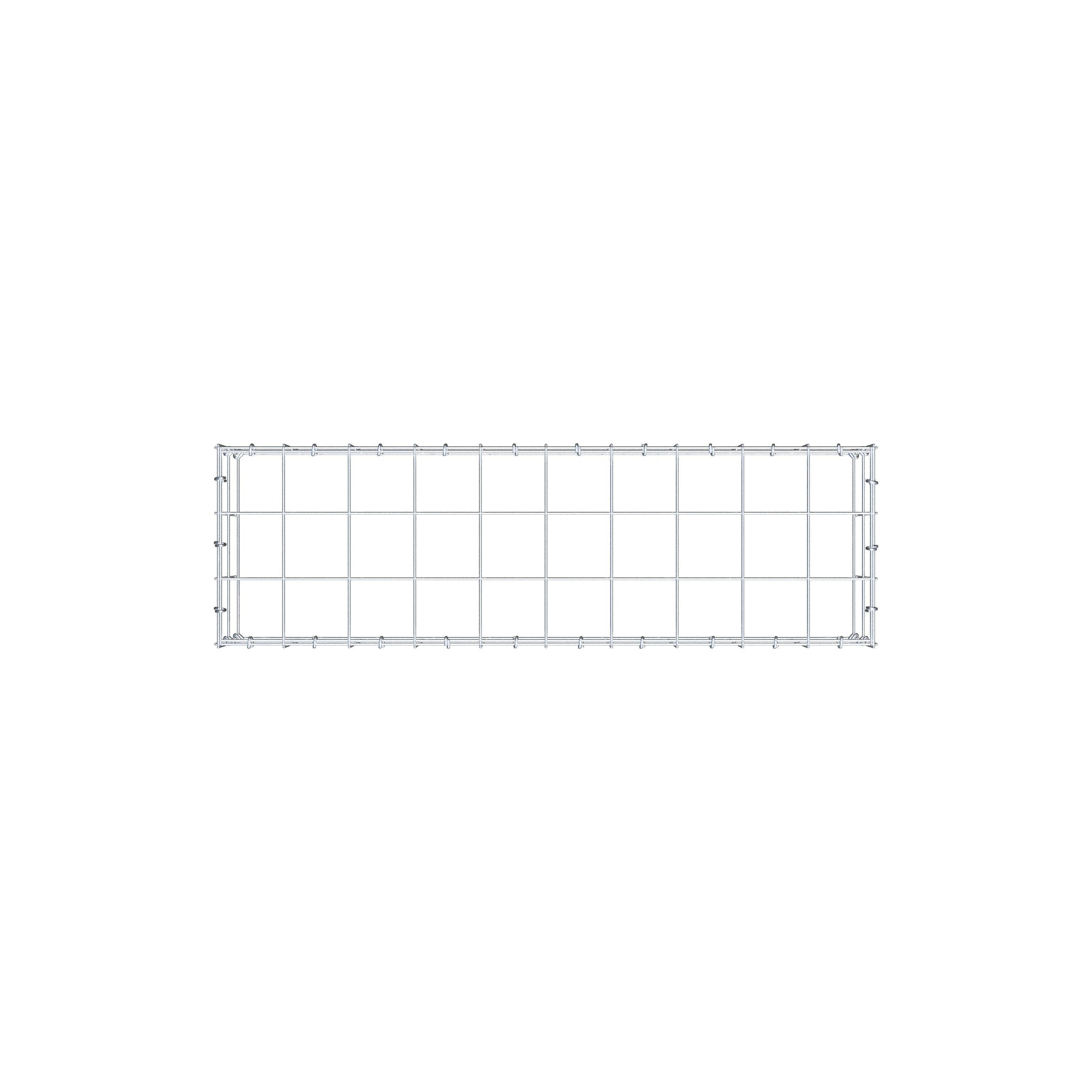 Schanskorf type 3 100 cm x 20 cm x 30 cm (L x H x D), maaswijdte 10 cm x 10 cm, C-ring