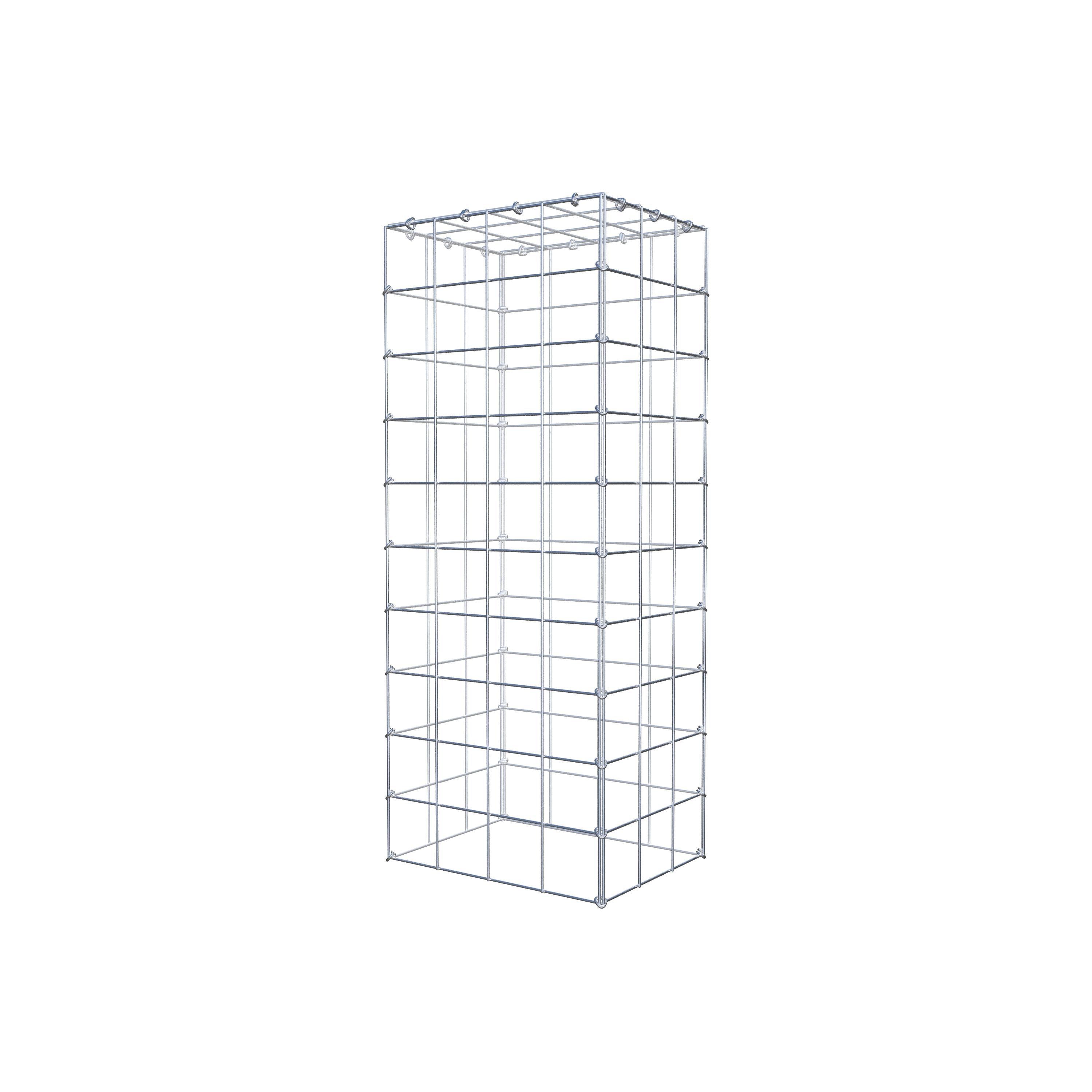 Schanskorf type 3 100 cm x 30 cm x 40 cm (L x H x D), maaswijdte 10 cm x 10 cm, C-ring