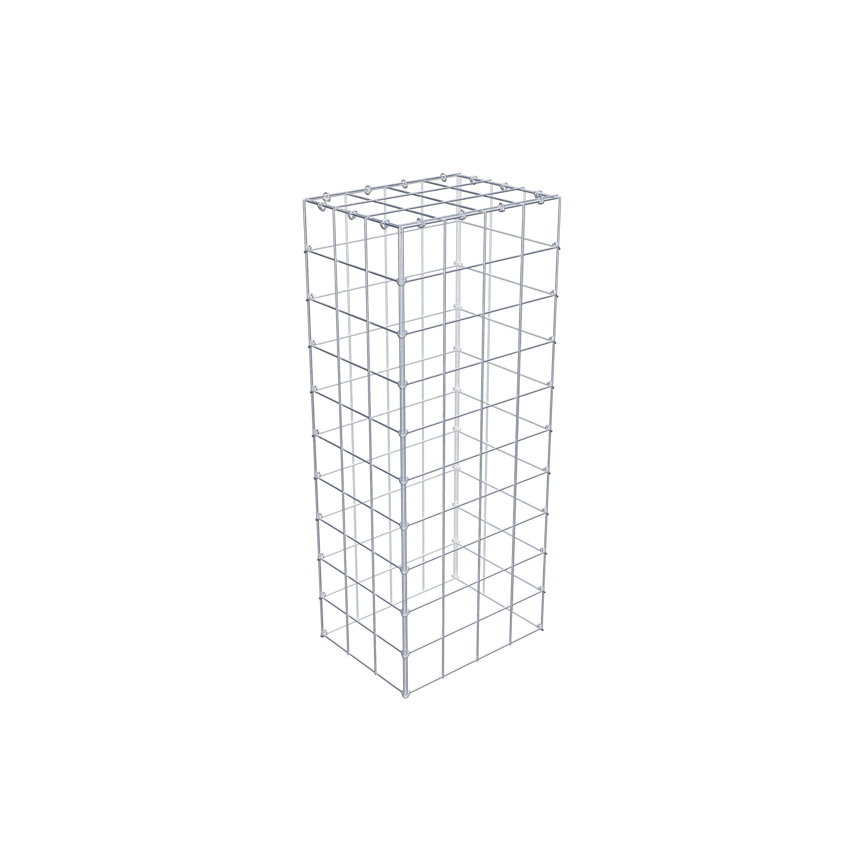 Schanskorf type 3 100 cm x 30 cm x 40 cm (L x H x D), maaswijdte 10 cm x 10 cm, C-ring