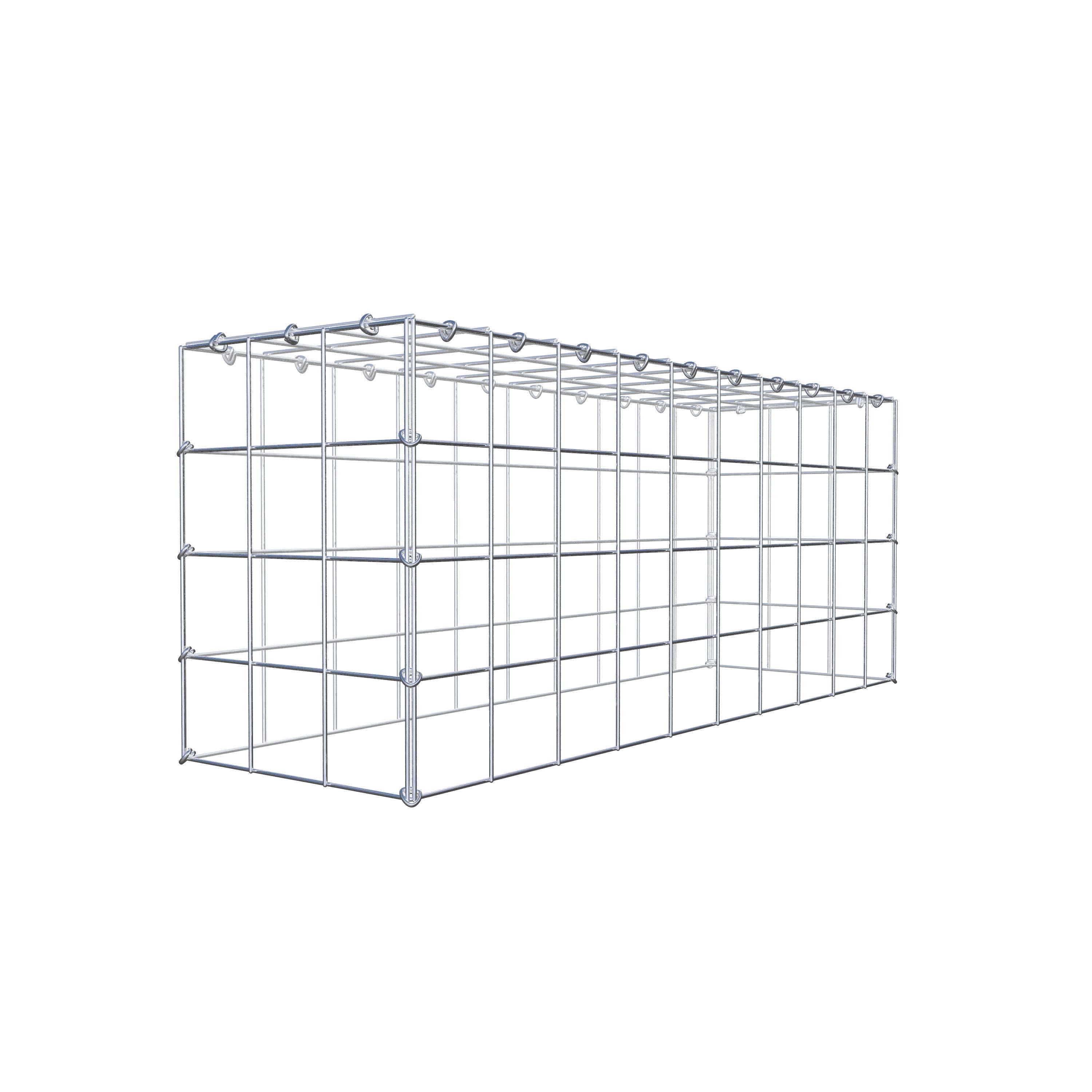 Schanskorf type 3 100 cm x 40 cm x 30 cm (L x H x D), maaswijdte 10 cm x 10 cm, C-ring