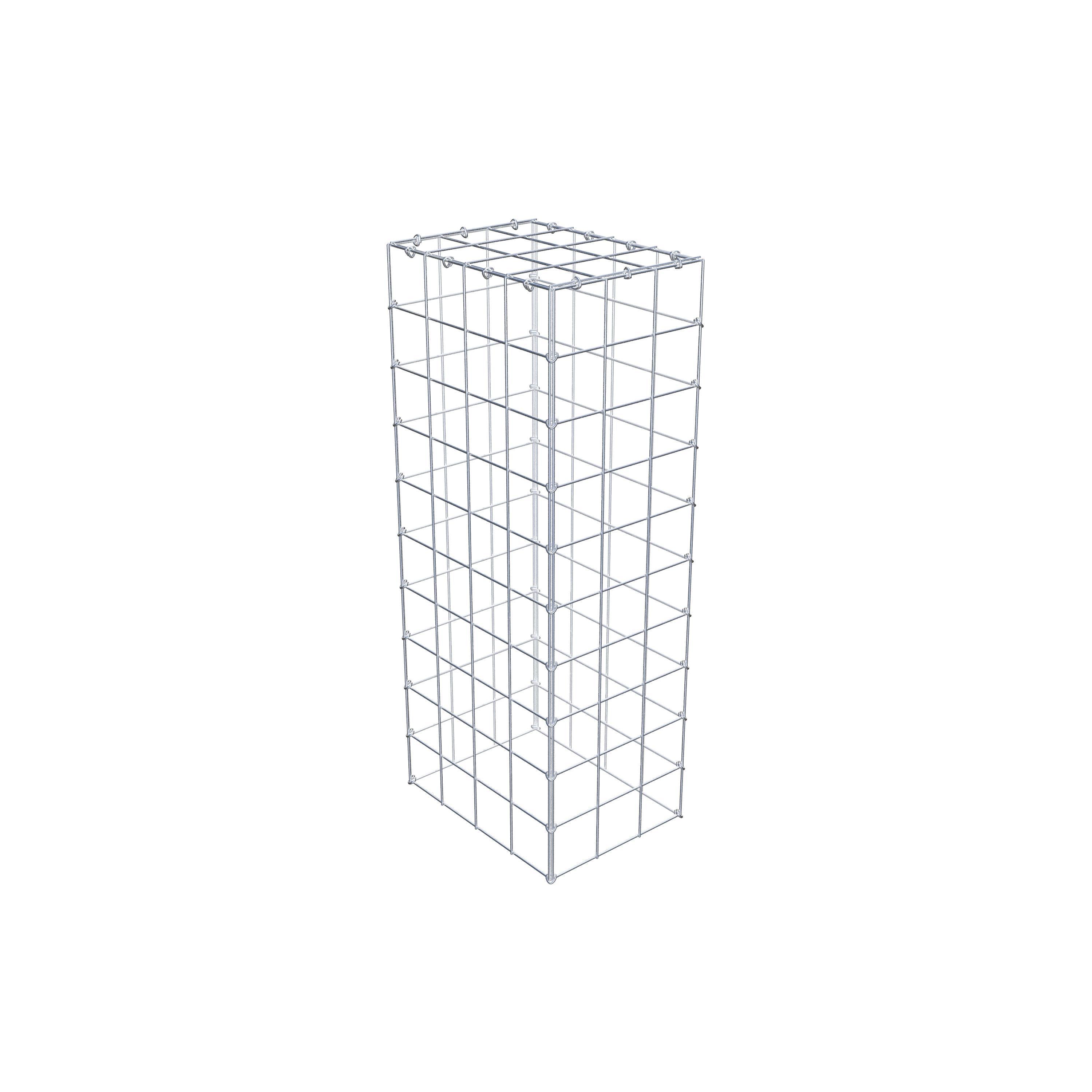 Schanskorf type 3 100 cm x 40 cm x 30 cm (L x H x D), maaswijdte 10 cm x 10 cm, C-ring