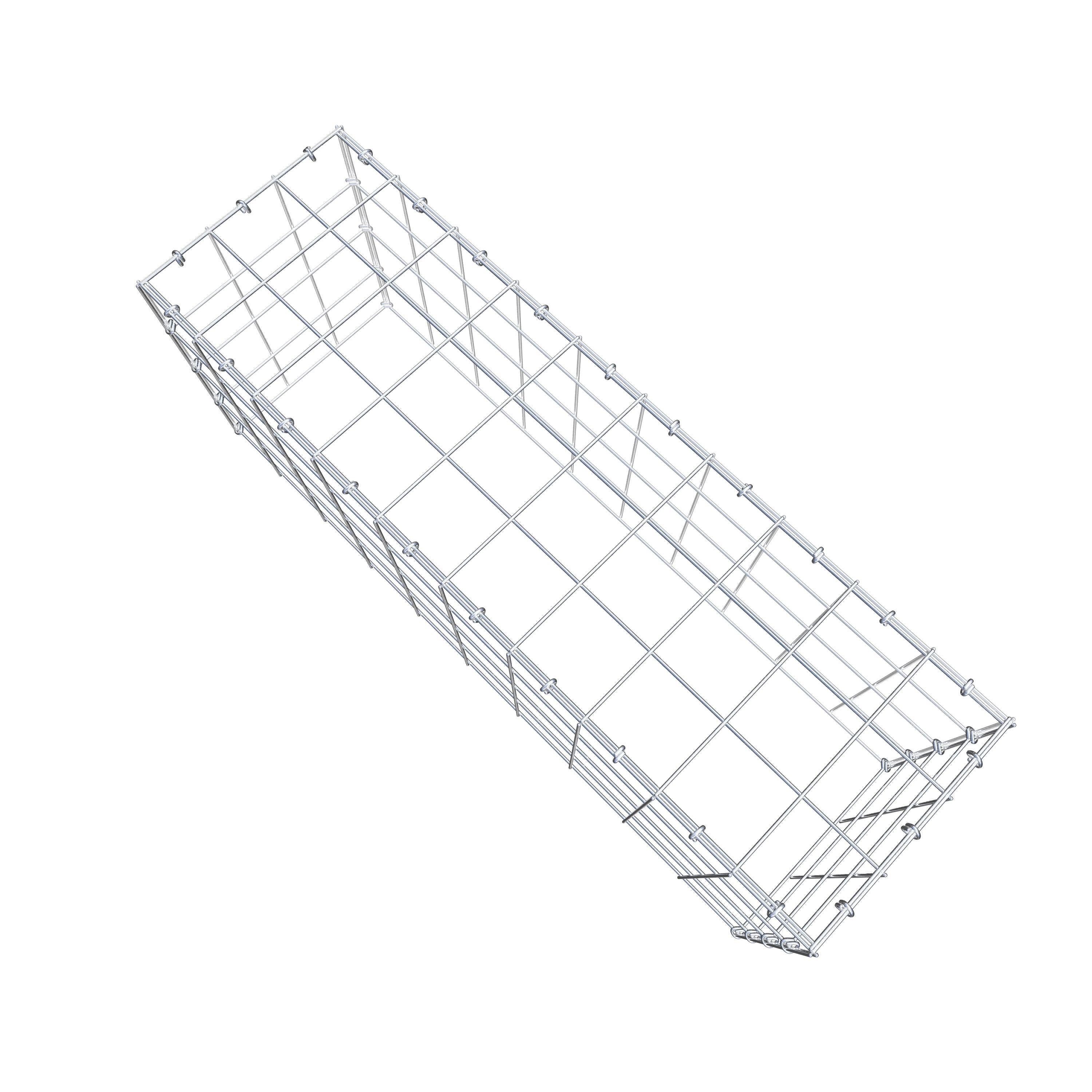 Schanskorf type 3 100 cm x 40 cm x 30 cm (L x H x D), maaswijdte 10 cm x 10 cm, C-ring