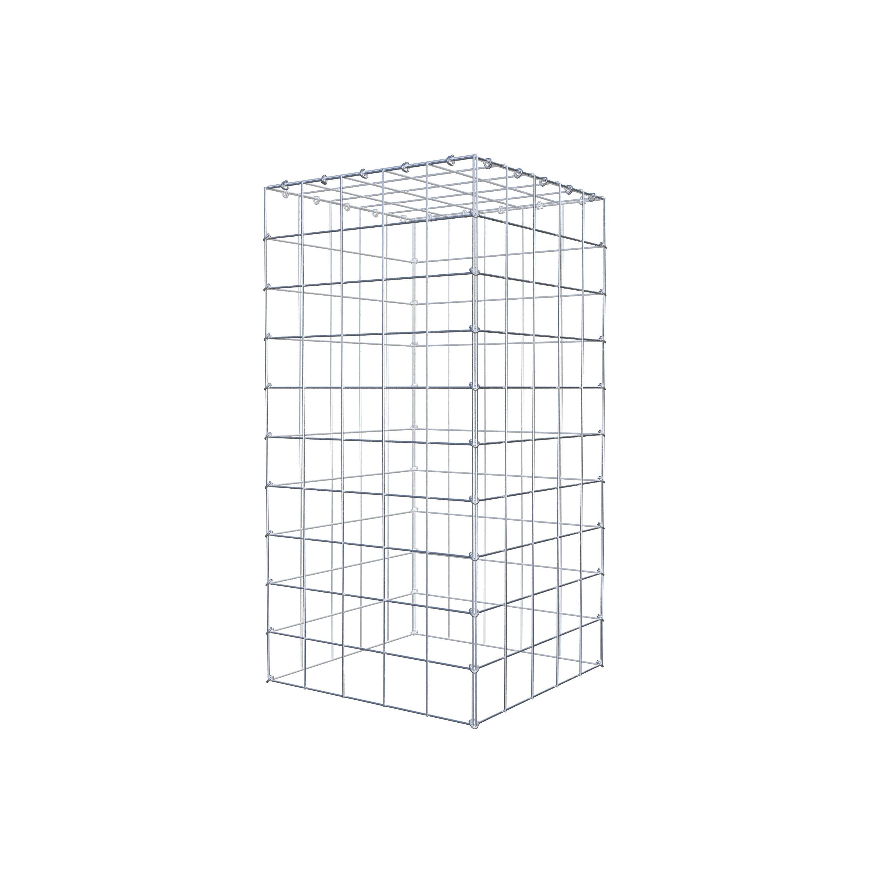 Schanskorf type 3 100 cm x 50 cm x 50 cm (L x H x D), maaswijdte 10 cm x 10 cm, C-ring