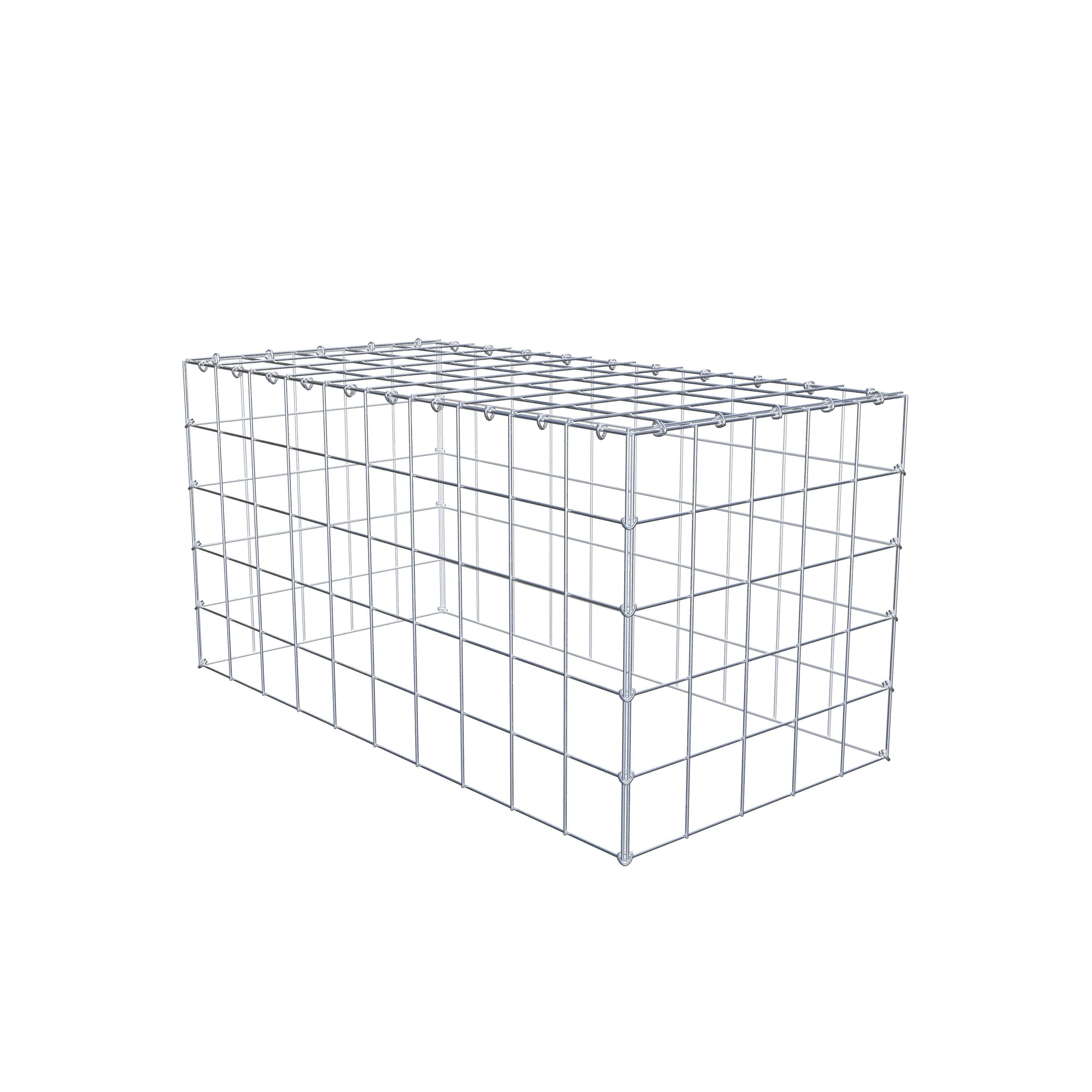 Schanskorf type 3 100 cm x 50 cm x 50 cm (L x H x D), maaswijdte 10 cm x 10 cm, C-ring