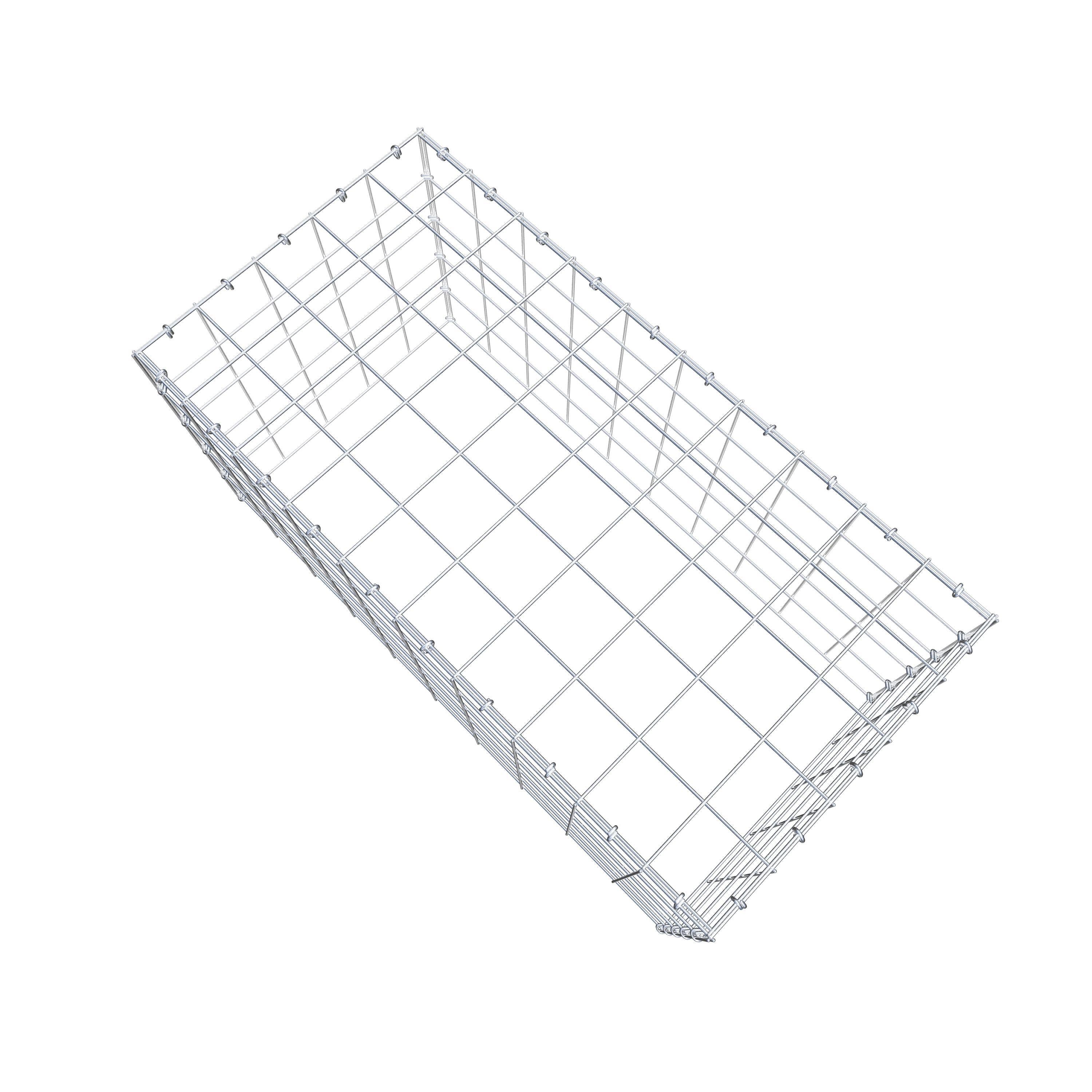 Schanskorf type 3 100 cm x 50 cm x 50 cm (L x H x D), maaswijdte 10 cm x 10 cm, C-ring