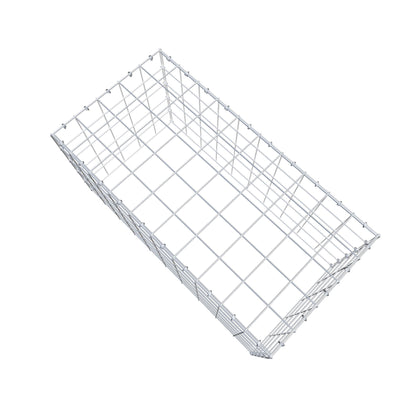 Typ 3 påbyggnadsgabion 100 cm x 50 cm x 50 cm (L x H x D), maskstorlek 10 cm x 10 cm, C-ring