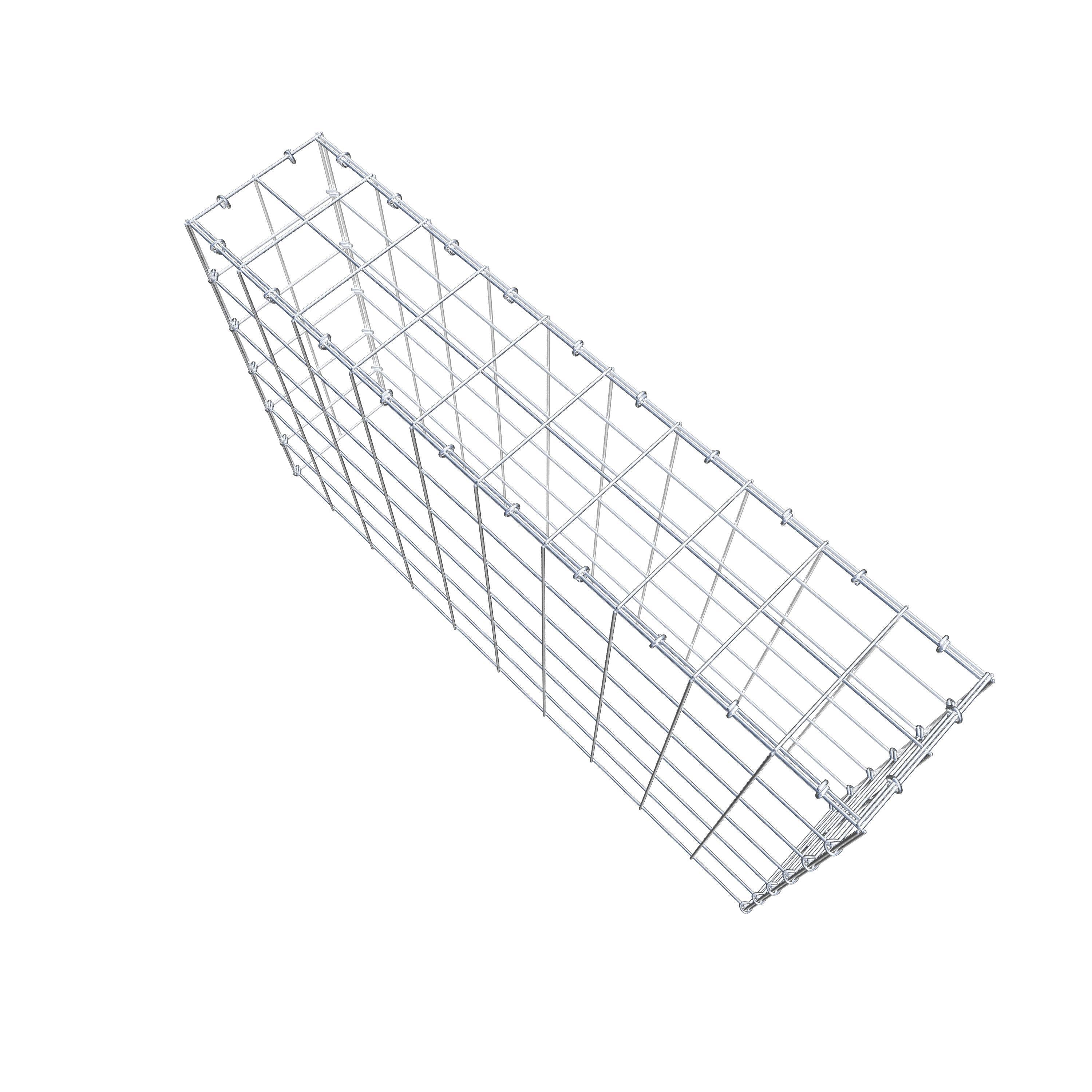 Schanskorf type 3 100 cm x 60 cm x 20 cm (L x H x D), maaswijdte 10 cm x 10 cm, C-ring