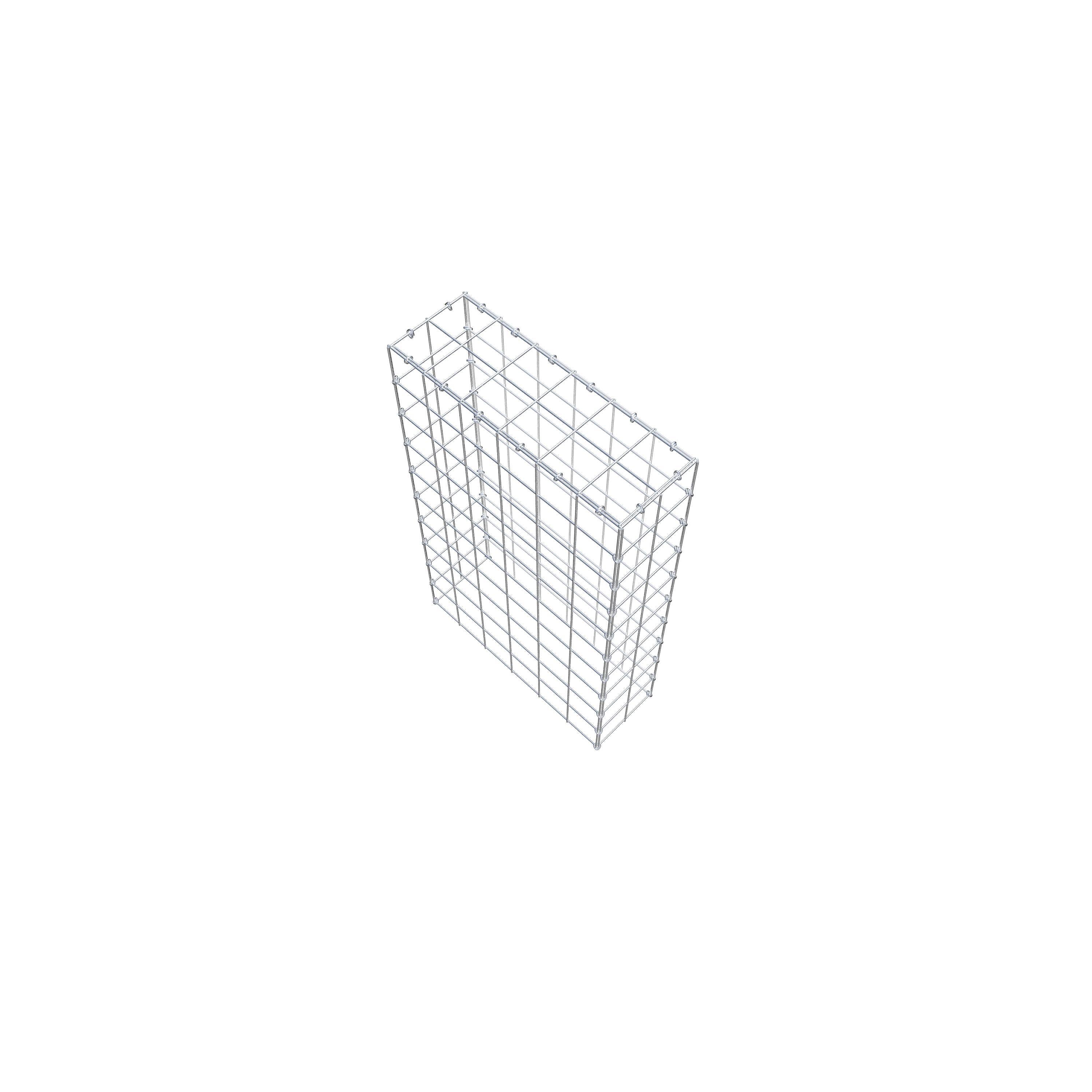 Schanskorf type 3 100 cm x 60 cm x 20 cm (L x H x D), maaswijdte 10 cm x 10 cm, C-ring