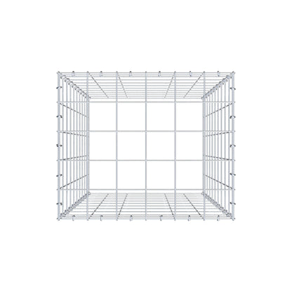 Type 3 oplegkorf 100 cm x 60 cm x 50 cm (L x H x D), maaswijdte 10 cm x 10 cm, C-ring