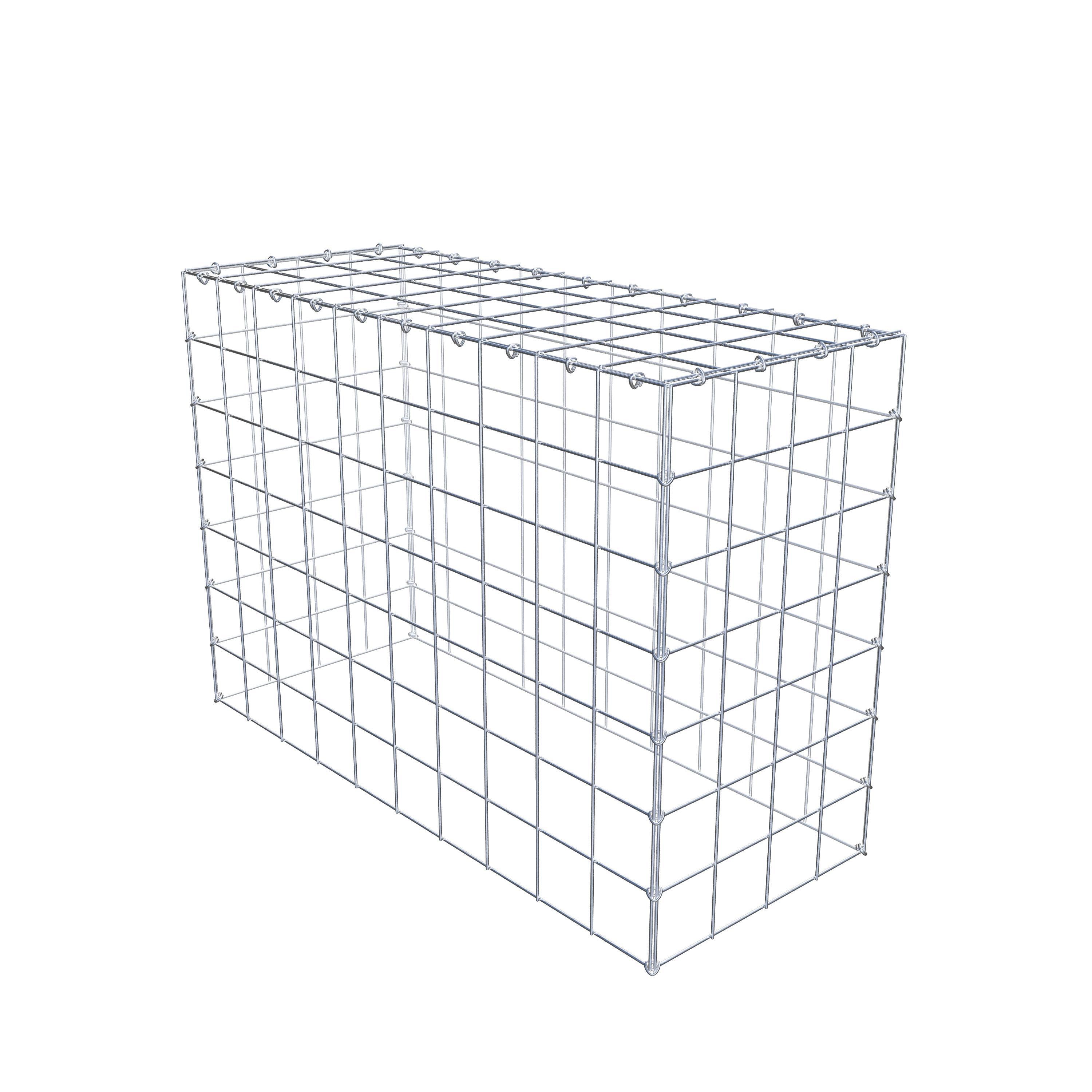 Schanskorf type 3 100 cm x 70 cm x 40 cm (L x H x D), maaswijdte 10 cm x 10 cm, C-ring