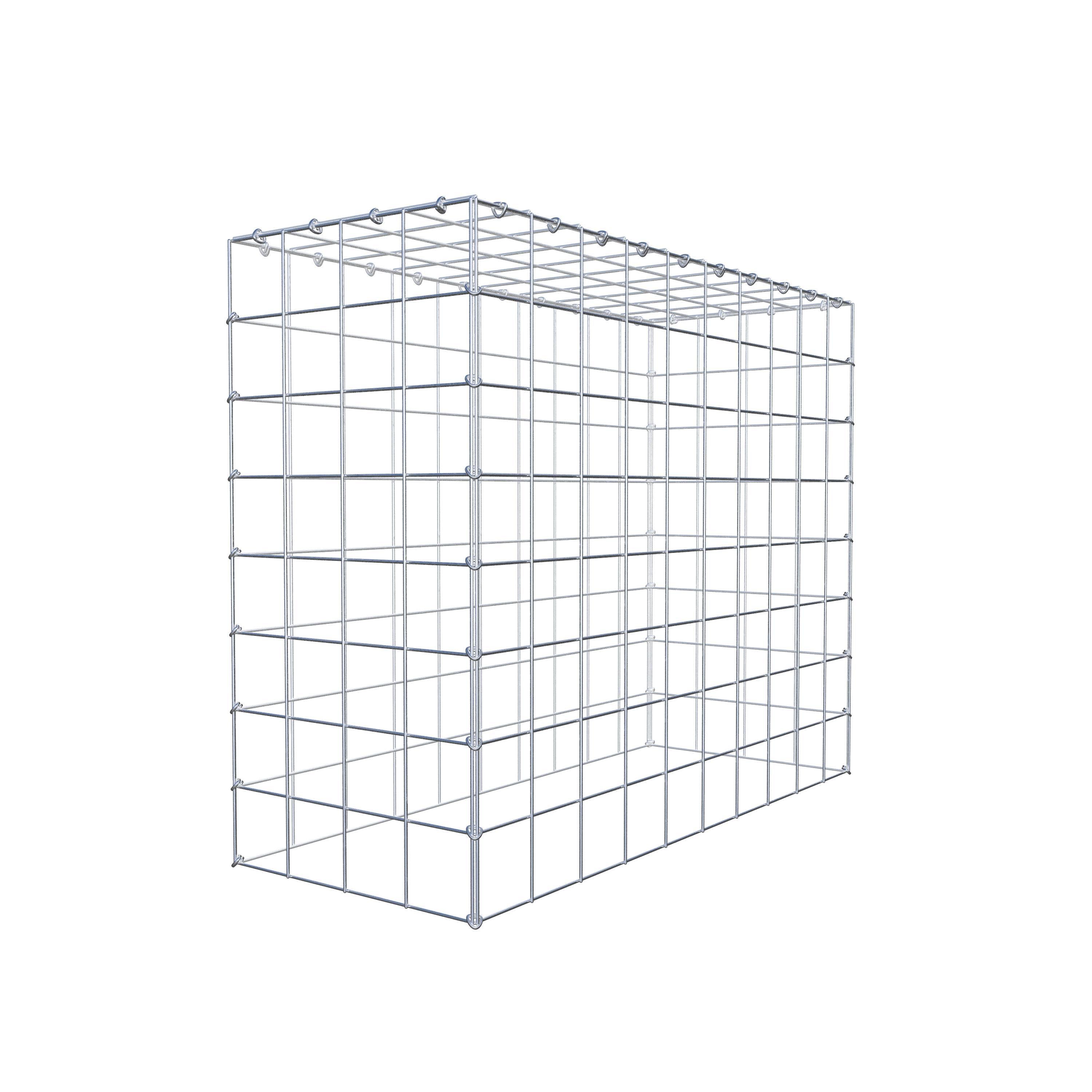 Schanskorf type 3 100 cm x 80 cm x 40 cm (L x H x D), maaswijdte 10 cm x 10 cm, C-ring