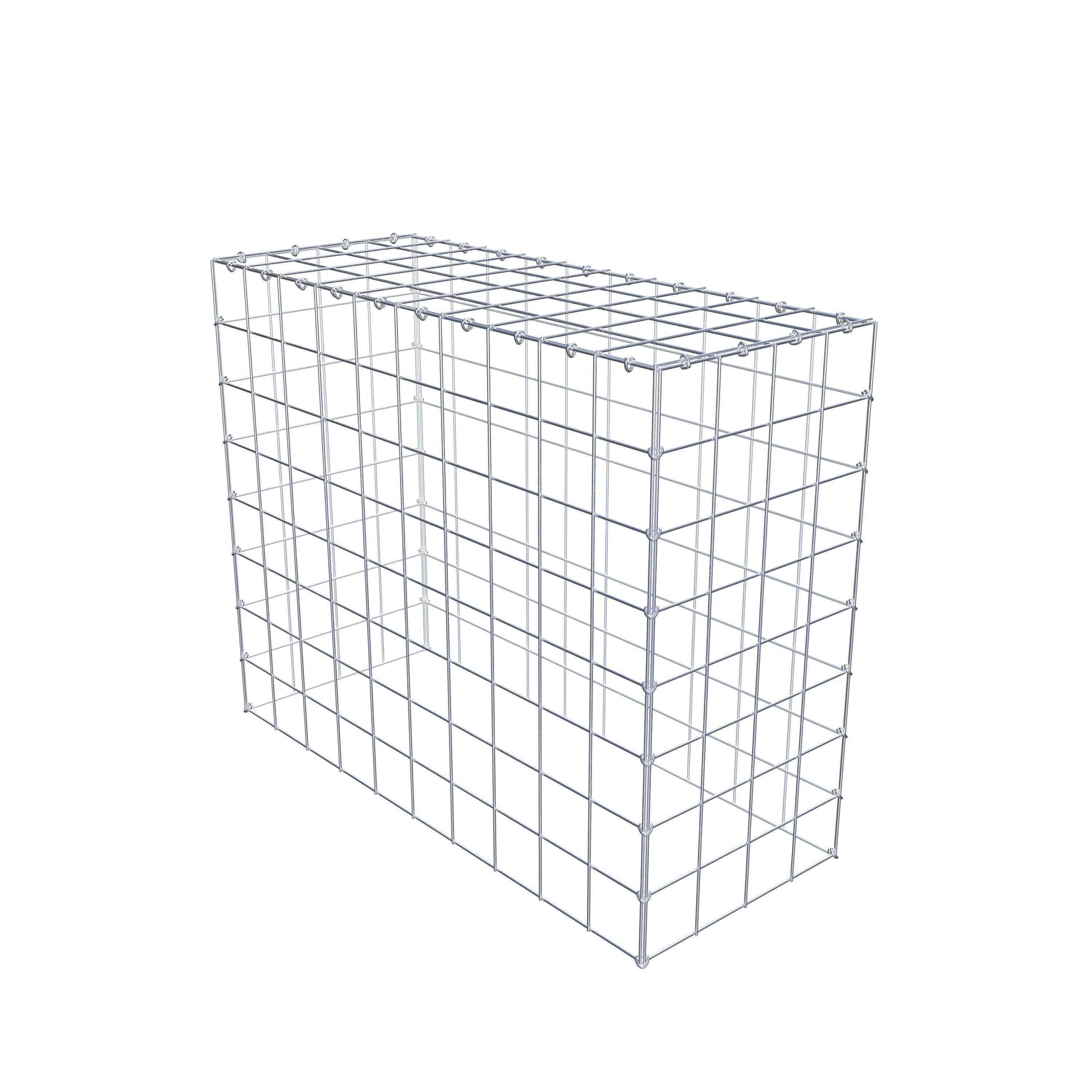 Schanskorf type 3 100 cm x 80 cm x 40 cm (L x H x D), maaswijdte 10 cm x 10 cm, C-ring