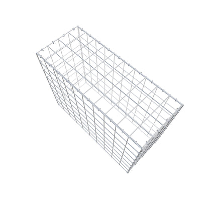 Monteret gabion type 3 100 cm x 80 cm x 40 cm (L x H x D), maskestørrelse 10 cm x 10 cm, C-ring