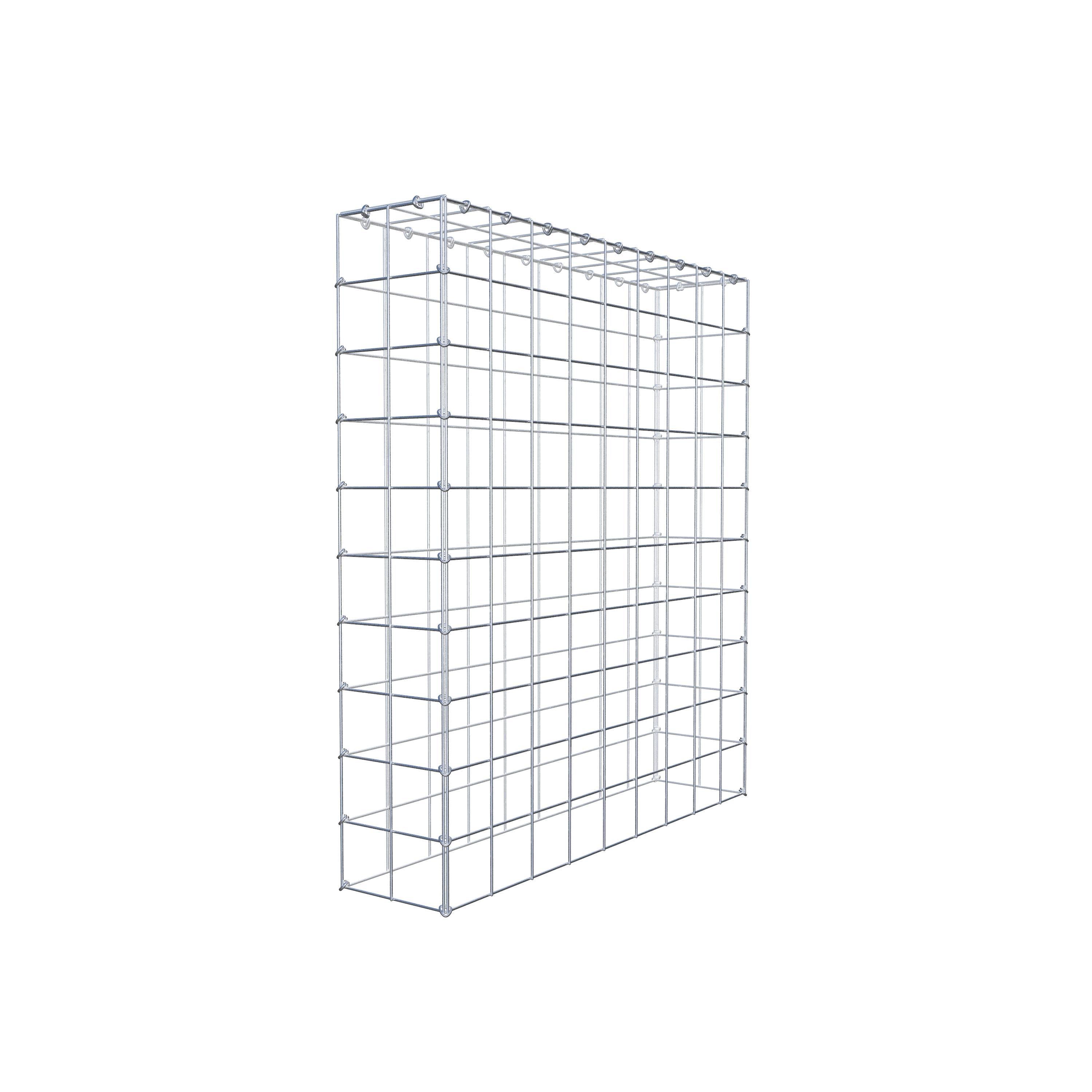 Schanskorf type 3 100 cm x 90 cm x 20 cm (L x H x D), maaswijdte 10 cm x 10 cm, C-ring