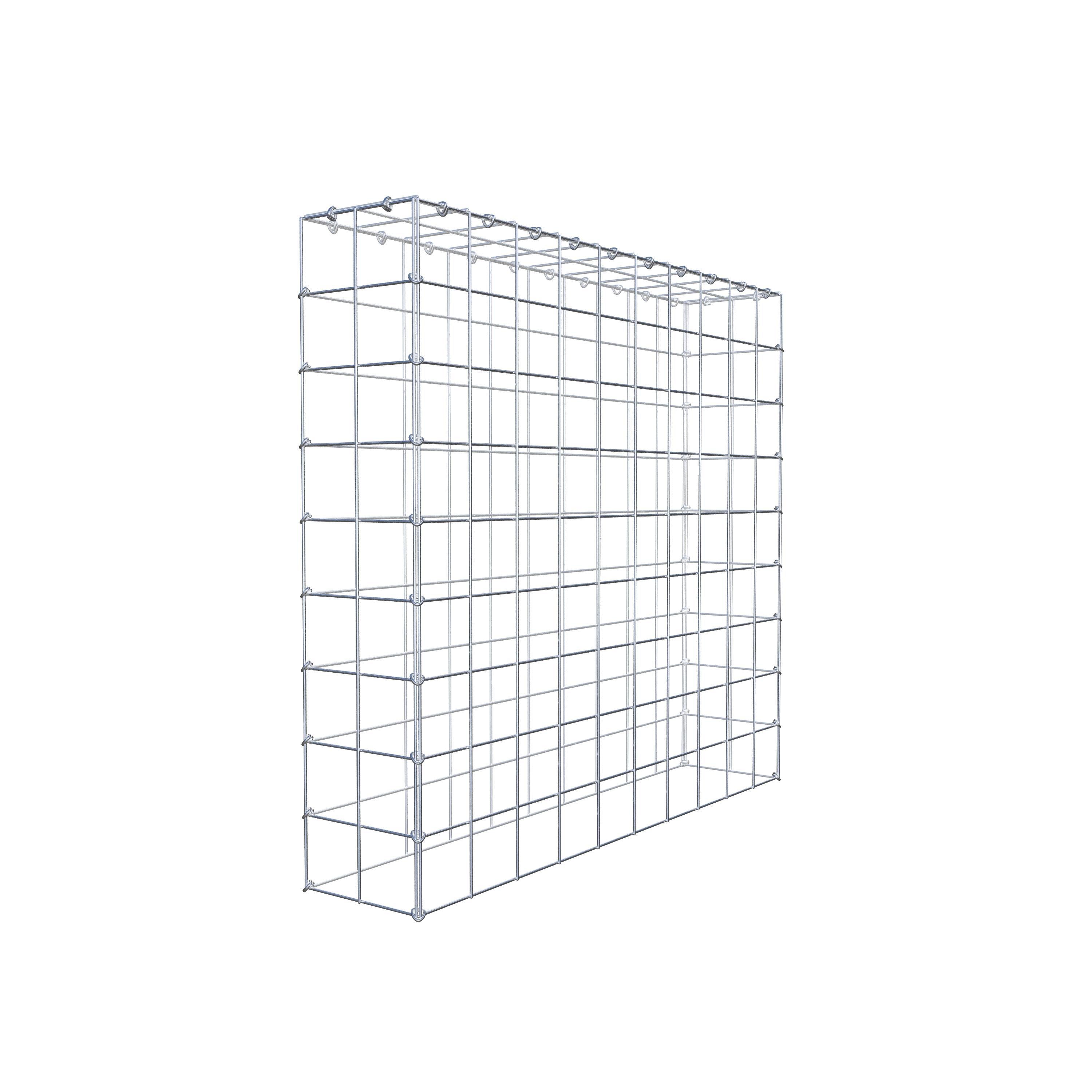 Schanskorf type 3 100 cm x 90 cm x 20 cm (L x H x D), maaswijdte 10 cm x 10 cm, C-ring