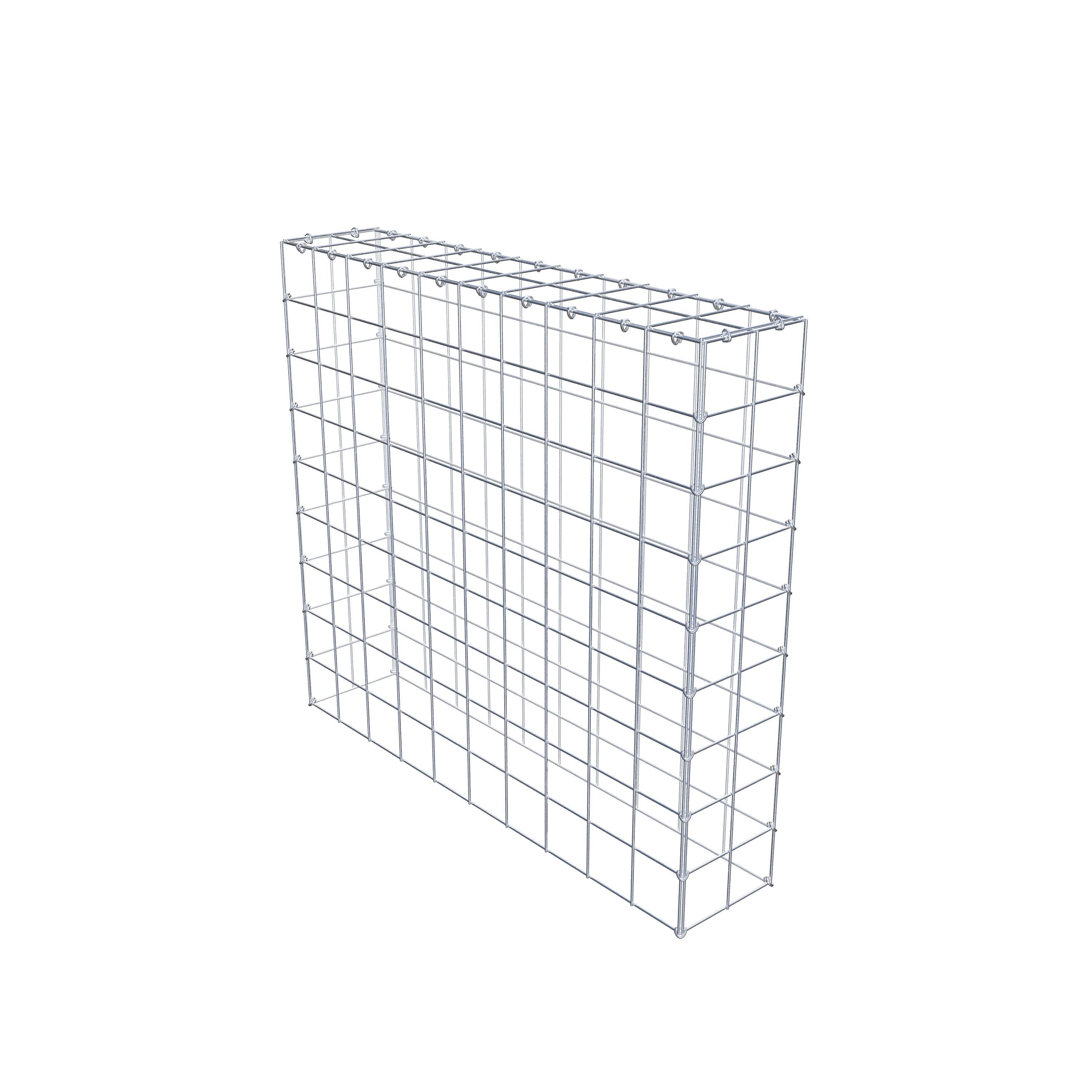 Schanskorf type 3 100 cm x 90 cm x 20 cm (L x H x D), maaswijdte 10 cm x 10 cm, C-ring