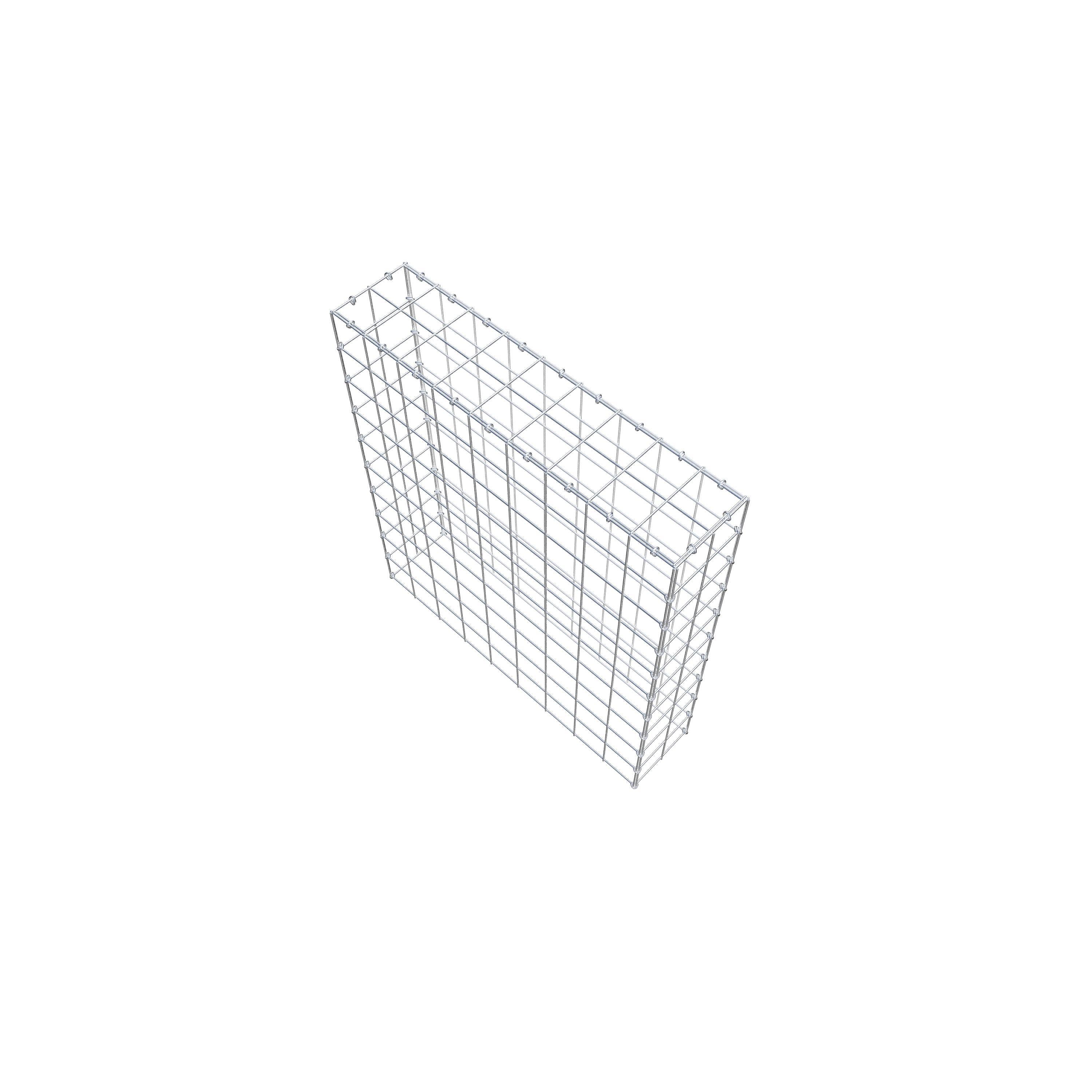 Schanskorf type 3 100 cm x 90 cm x 20 cm (L x H x D), maaswijdte 10 cm x 10 cm, C-ring