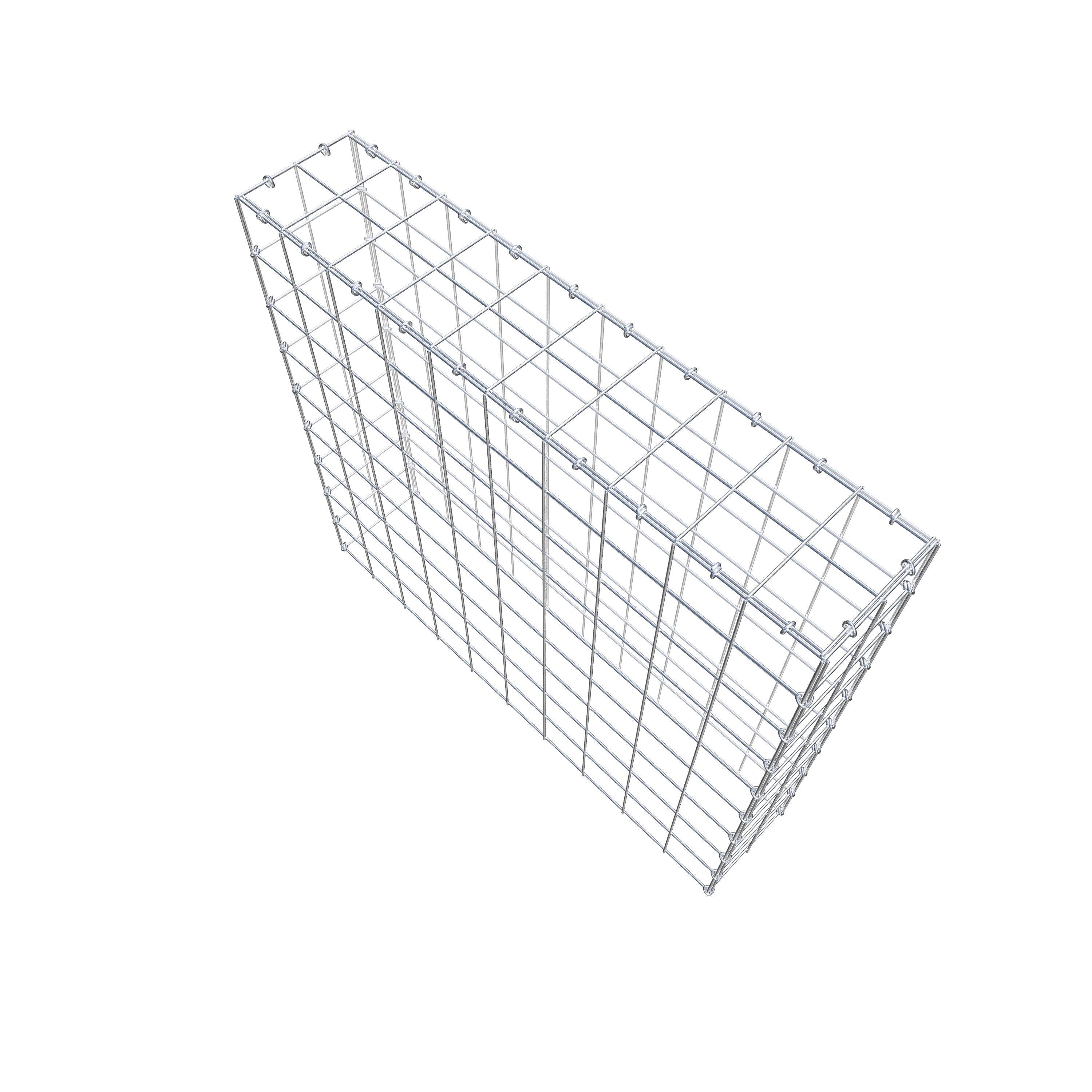 Schanskorf type 3 100 cm x 90 cm x 20 cm (L x H x D), maaswijdte 10 cm x 10 cm, C-ring