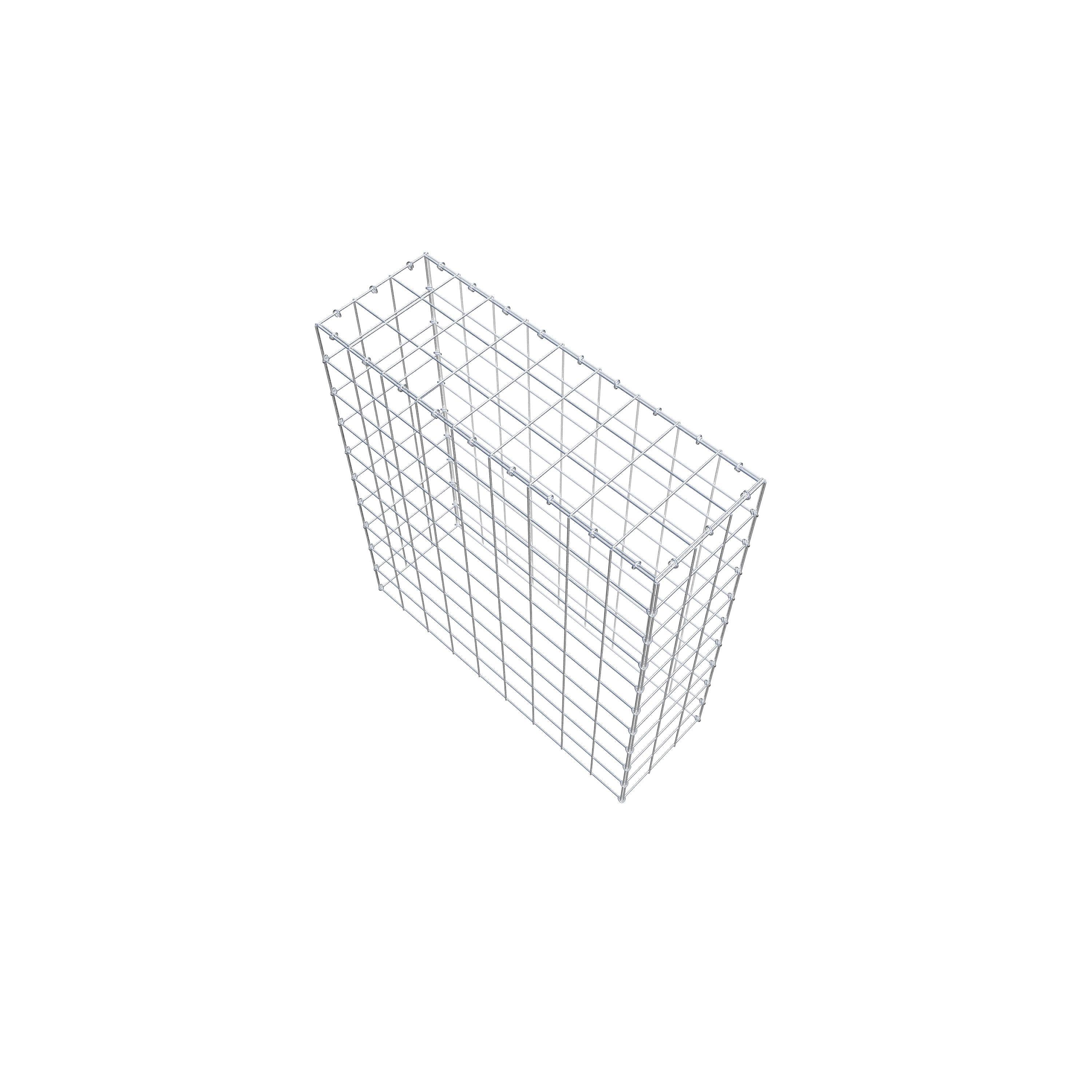 Schanskorf type 3 100 cm x 90 cm x 30 cm (L x H x D), maaswijdte 10 cm x 10 cm, C-ring