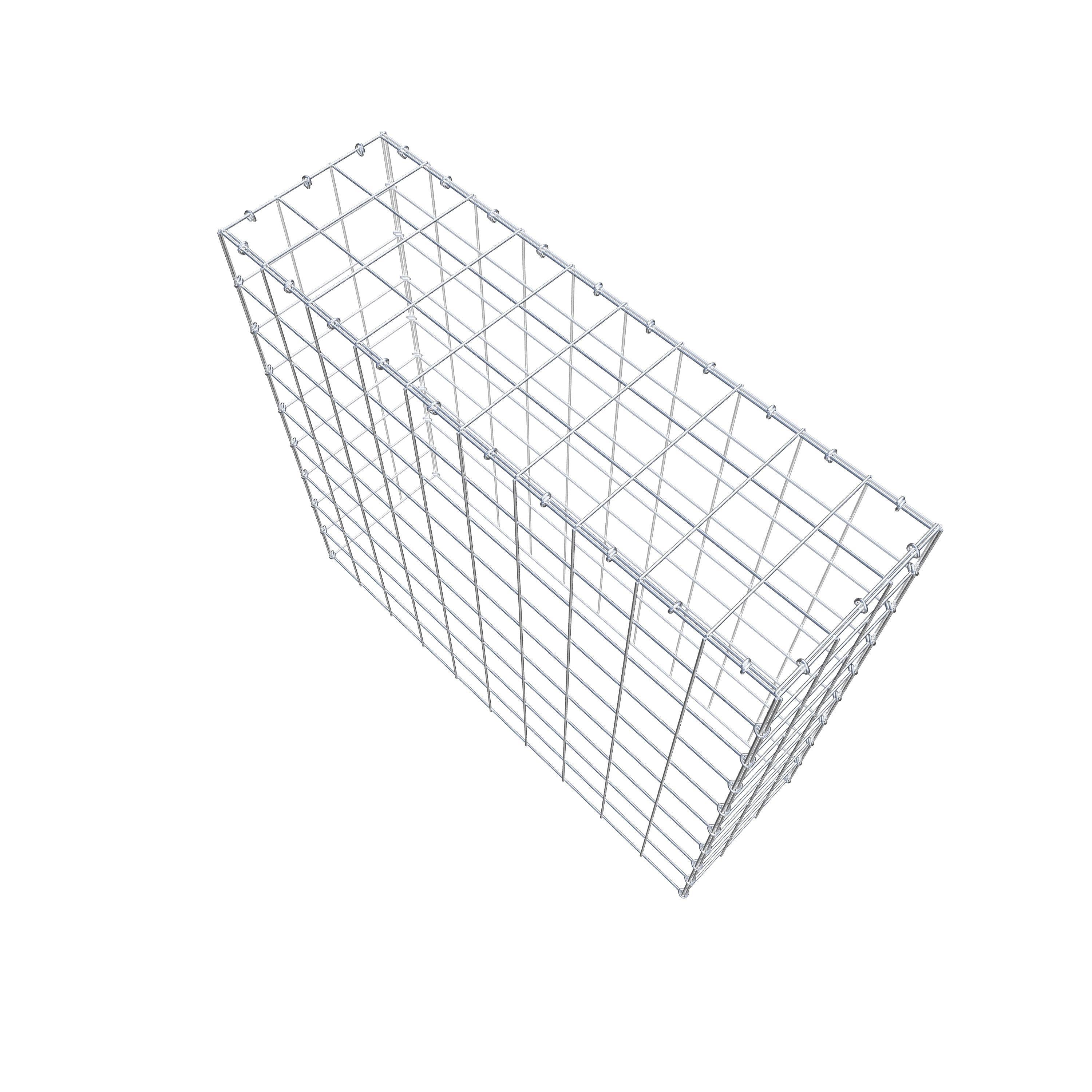 Schanskorf type 3 100 cm x 90 cm x 30 cm (L x H x D), maaswijdte 10 cm x 10 cm, C-ring