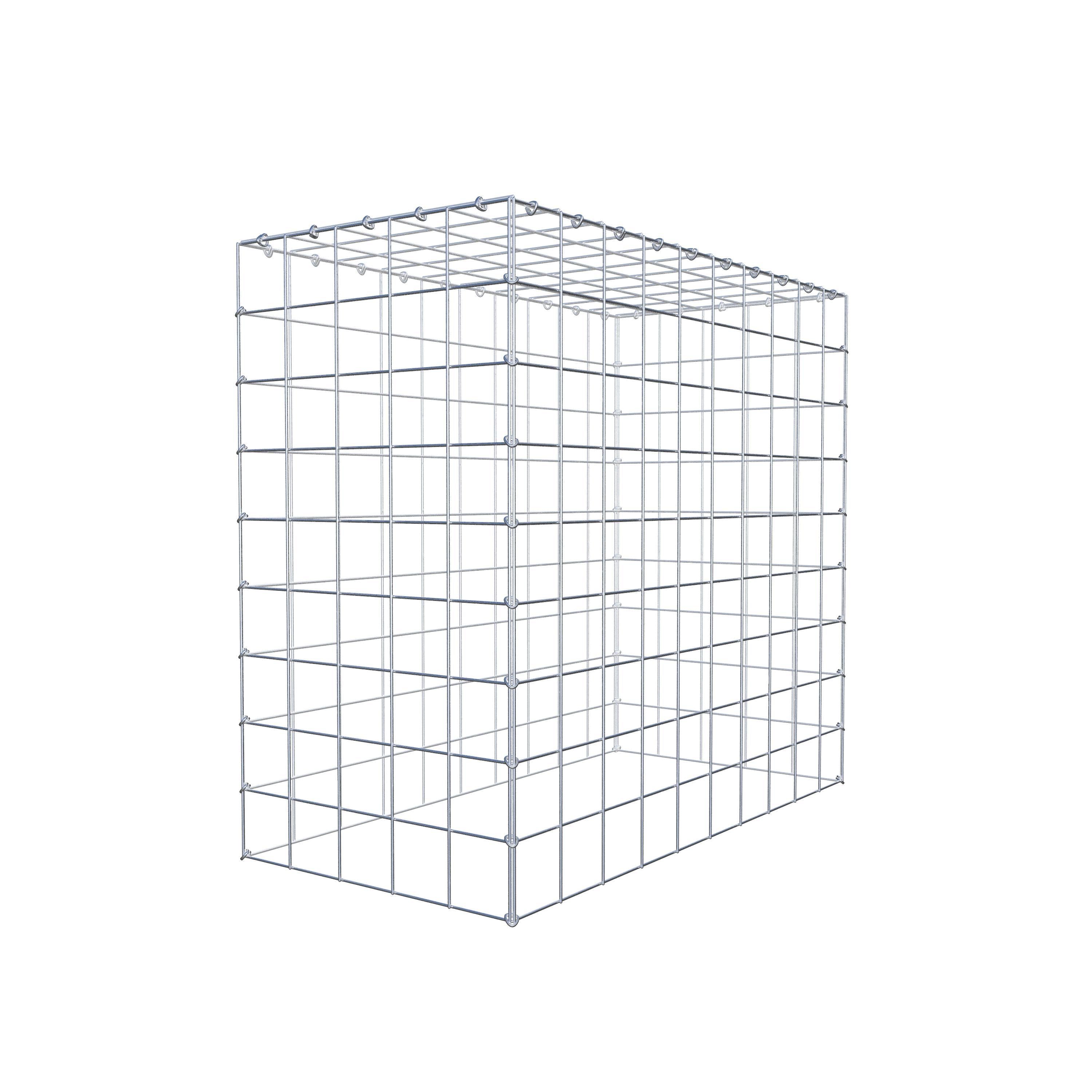 Schanskorf type 3 100 cm x 90 cm x 50 cm (L x H x D), maaswijdte 10 cm x 10 cm, C-ring