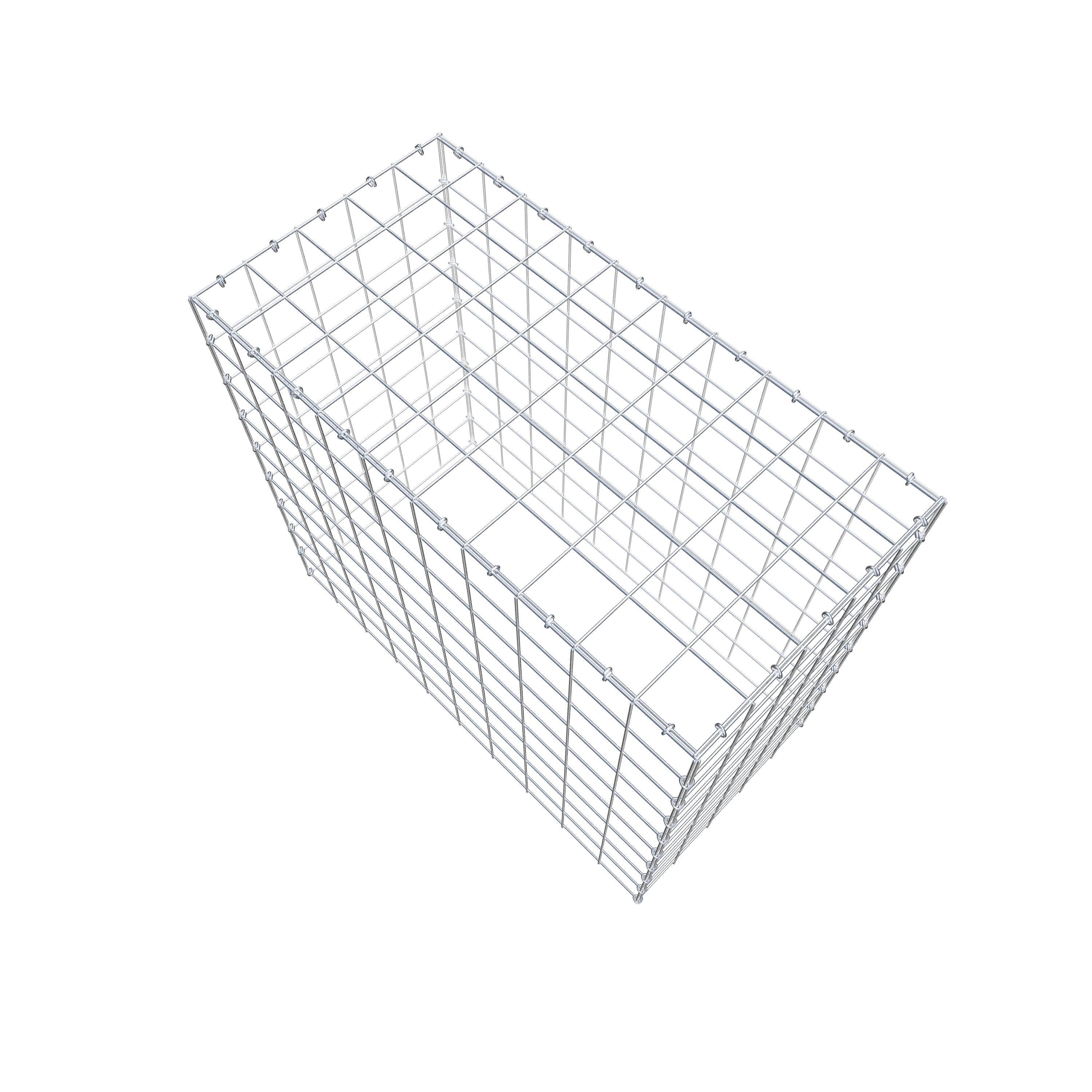 Schanskorf type 3 100 cm x 90 cm x 50 cm (L x H x D), maaswijdte 10 cm x 10 cm, C-ring