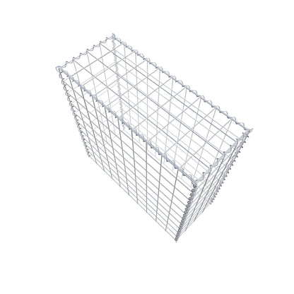 Gabion rapporté type 3 100 cm x 100 cm x 40 cm (L x H x P), mailles 10 cm x 10 cm, spirale