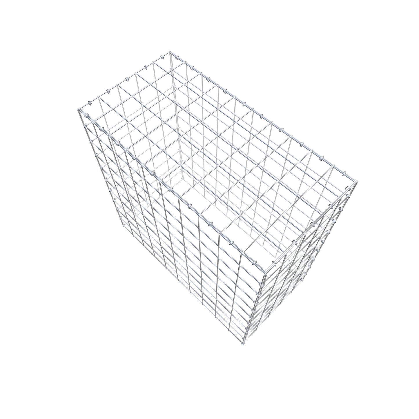 Extra gabion typ 3 100 cm x 100 cm x 50 cm (L x H x D), maskstorlek 10 cm x 10 cm, C-ring