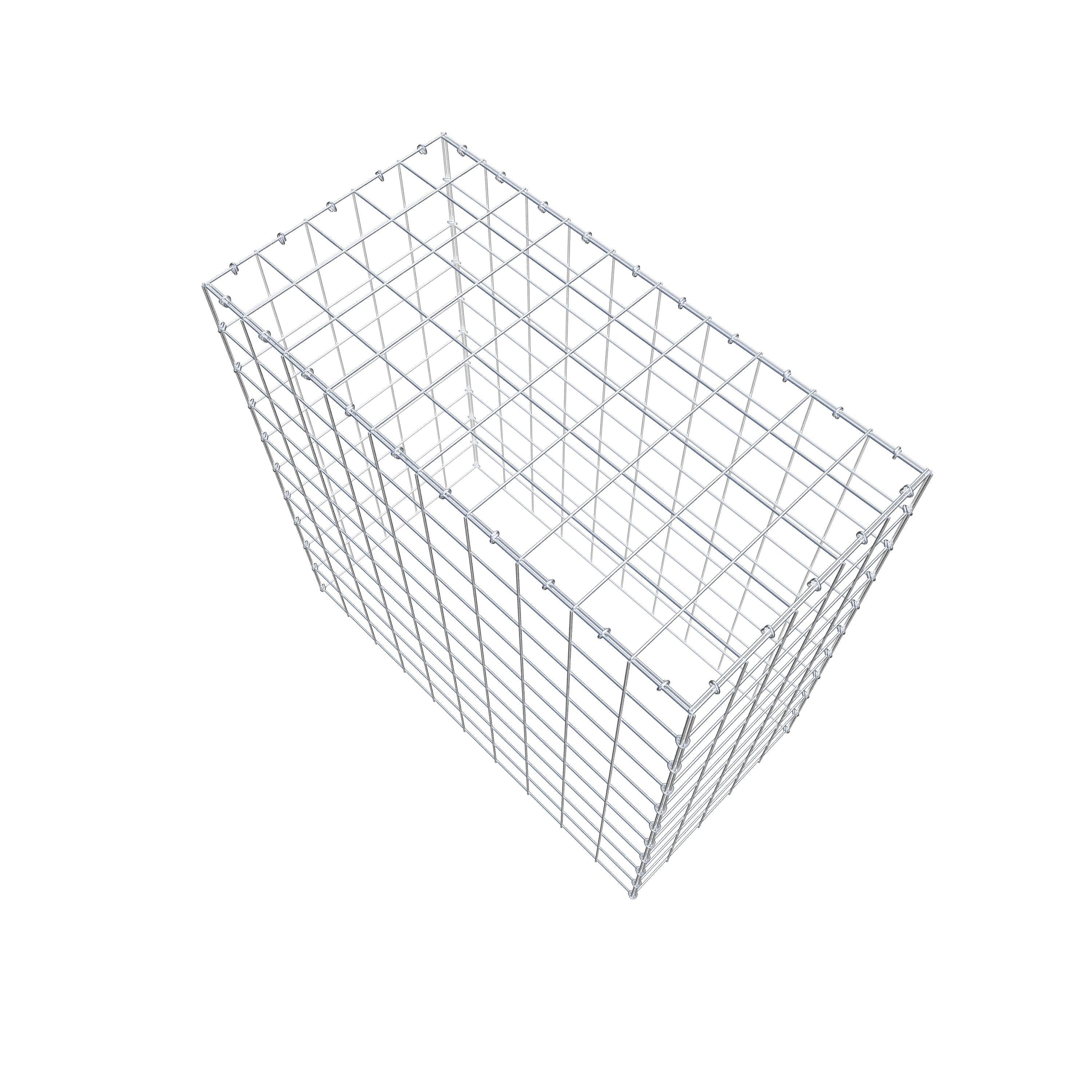 Schanskorf type 3 100 cm x 100 cm x 50 cm (L x H x D), maaswijdte 10 cm x 10 cm, C-ring