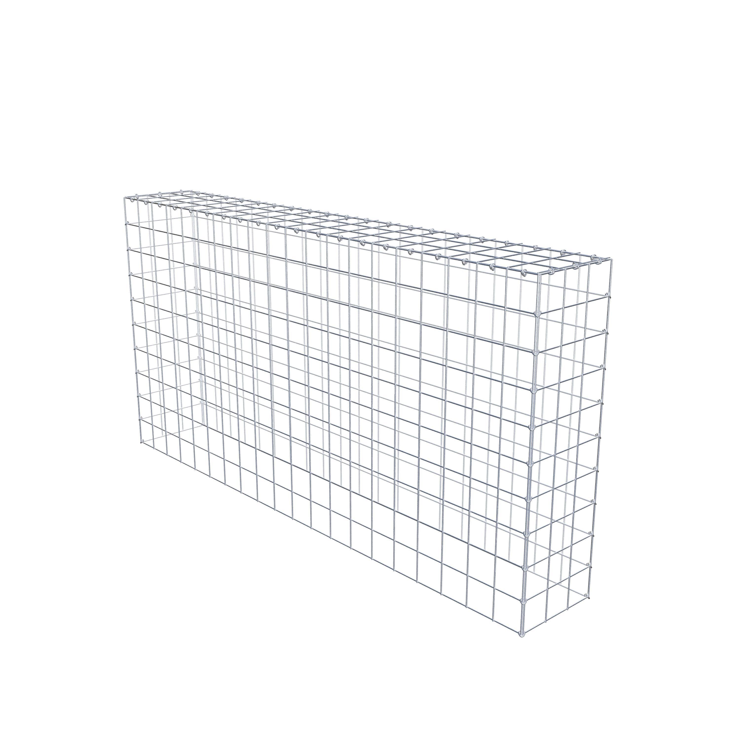 Mounted gabion type 3 200 cm x 100 cm x 30 cm (L x H x D), mesh size 10 cm x 10 cm, C-ring