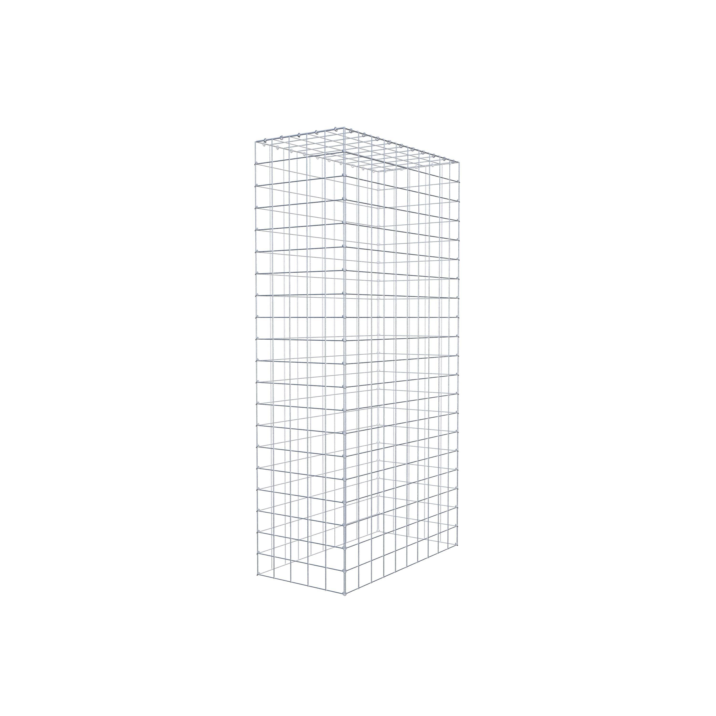 Schanskorf type 3 200 cm x 100 cm x 50 cm (L x H x D), maaswijdte 10 cm x 10 cm, C-ring