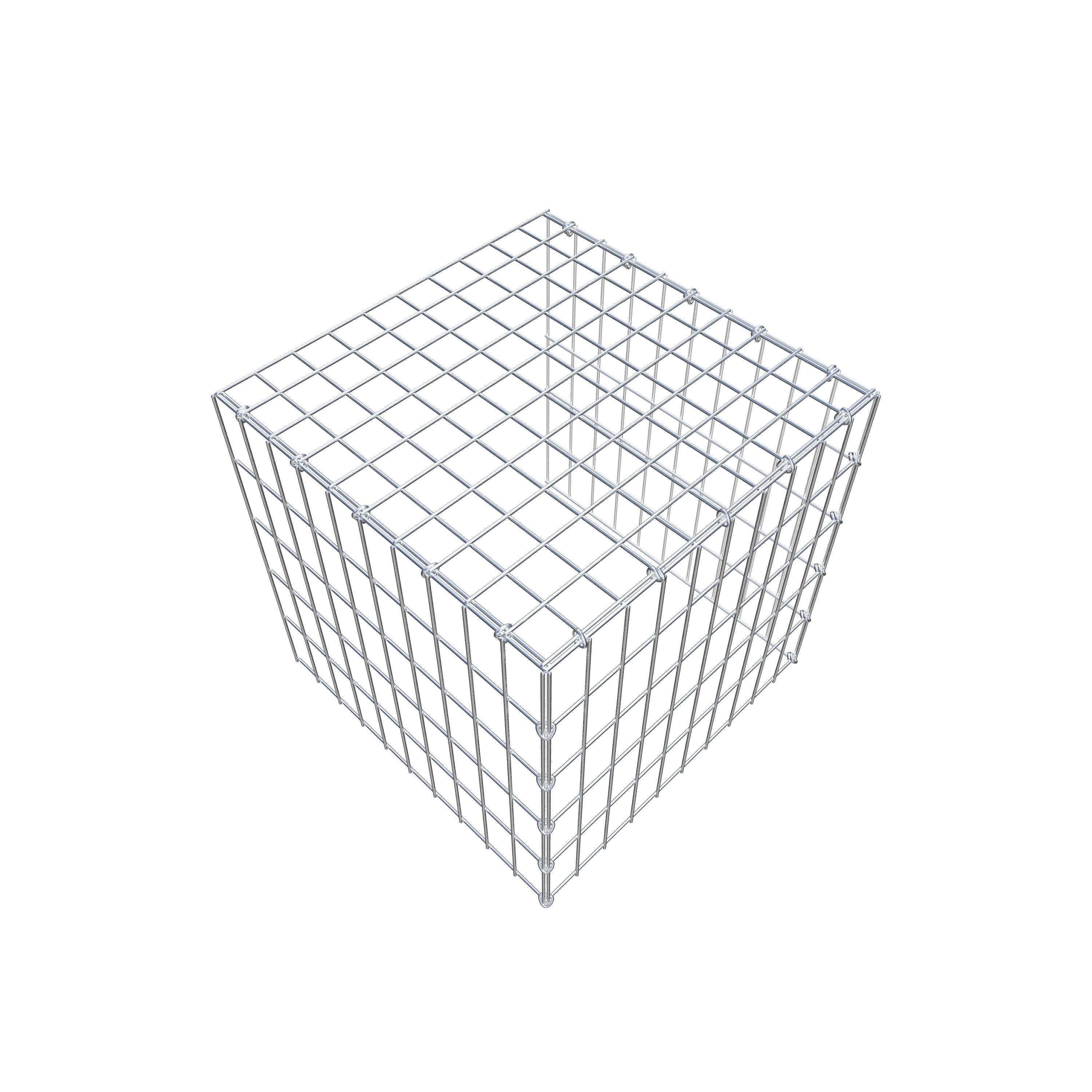 Schanskorf type 4 50 cm x 50 cm x 50 cm (L x H x D), maaswijdte 5 cm x 10 cm, C-ring