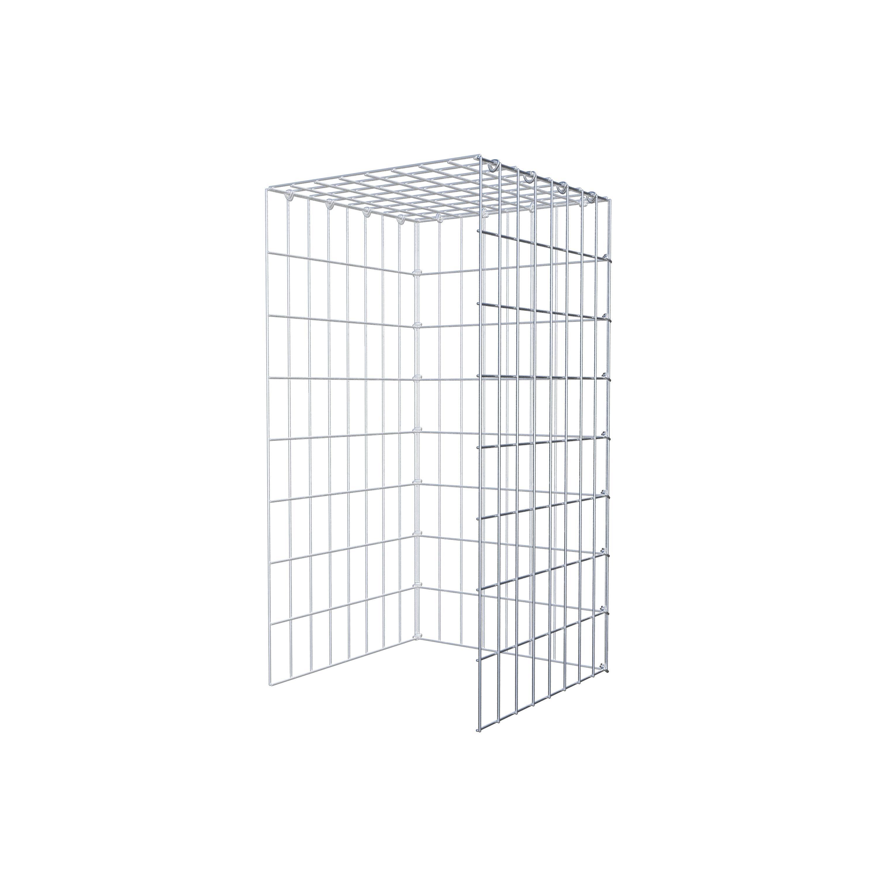 Schanskorf type 4 80 cm x 40 cm x 40 cm (L x H x D), maaswijdte 5 cm x 10 cm, C-ring