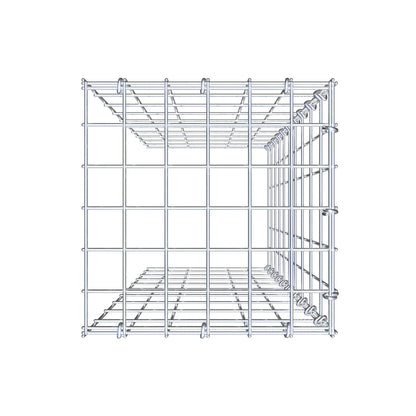 Add-on schanskorf type 4 100 cm x 30 cm x 30 cm (L x H x D), maaswijdte 5 cm x 10 cm, C-ring