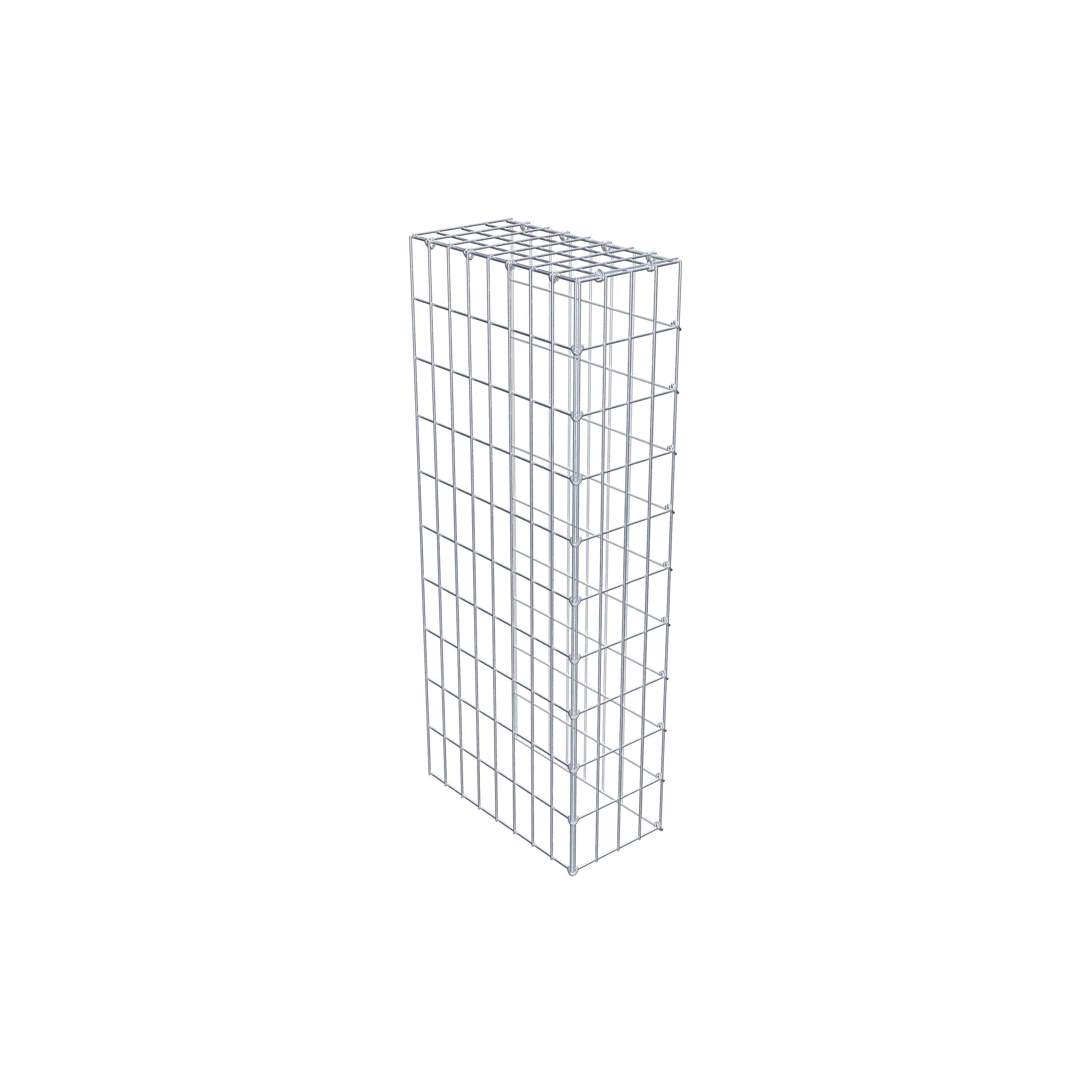 Schanskorf type 4 100 cm x 40 cm x 20 cm (L x H x D), maaswijdte 5 cm x 10 cm, C-ring