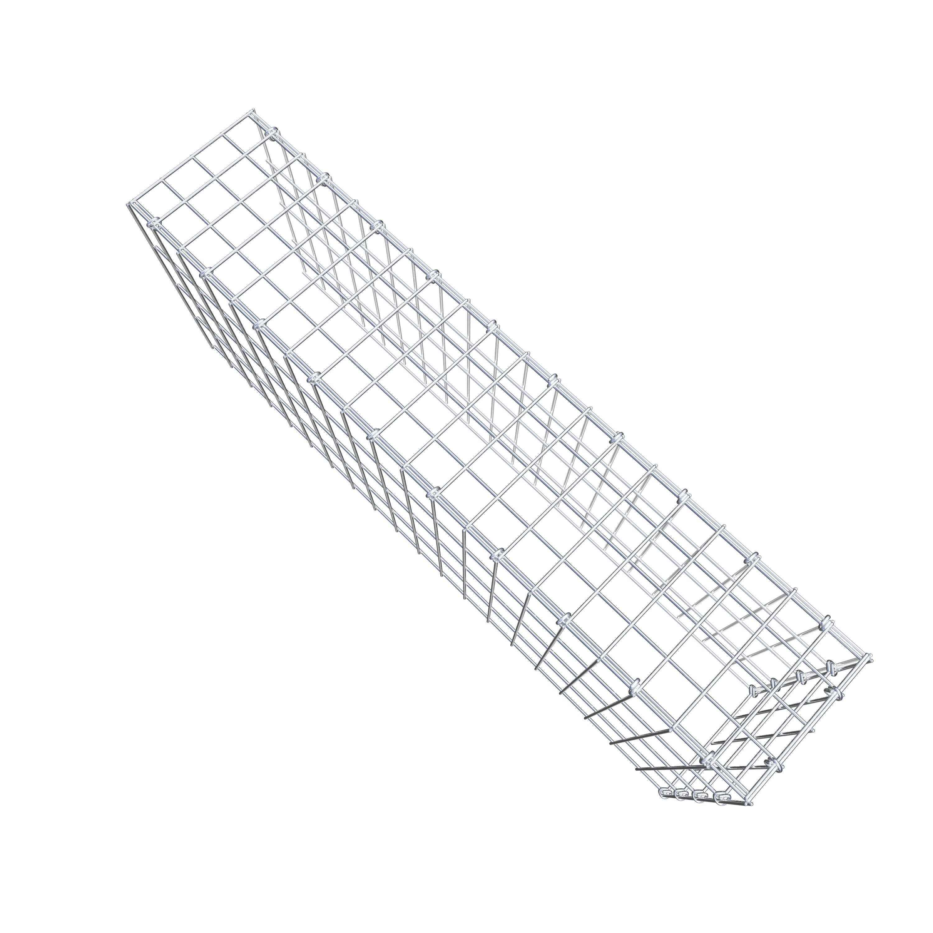 Schanskorf type 4 100 cm x 40 cm x 20 cm (L x H x D), maaswijdte 5 cm x 10 cm, C-ring