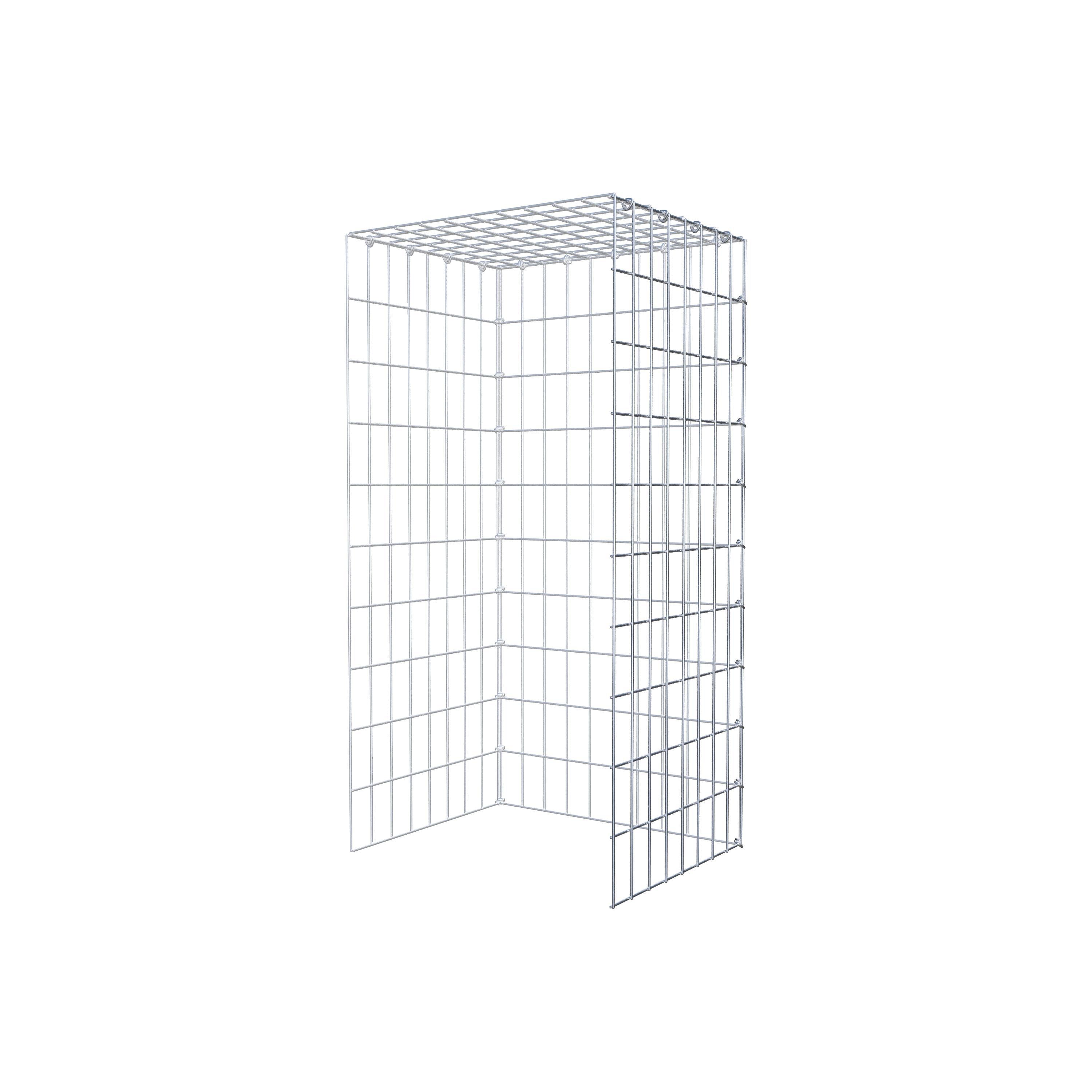 Schanskorf type 4 100 cm x 40 cm x 50 cm (L x H x D), maaswijdte 5 cm x 10 cm, C-ring