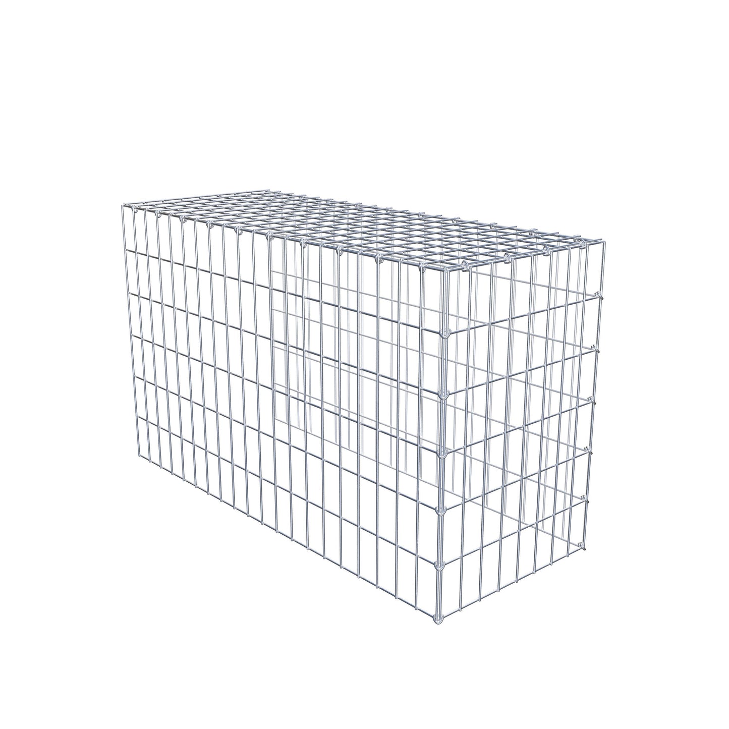 Anbaugabione Typ 4 100 cm x 60 cm x 40 cm (L x H x T), Maschenweite 5 cm x 10 cm, C-Ring