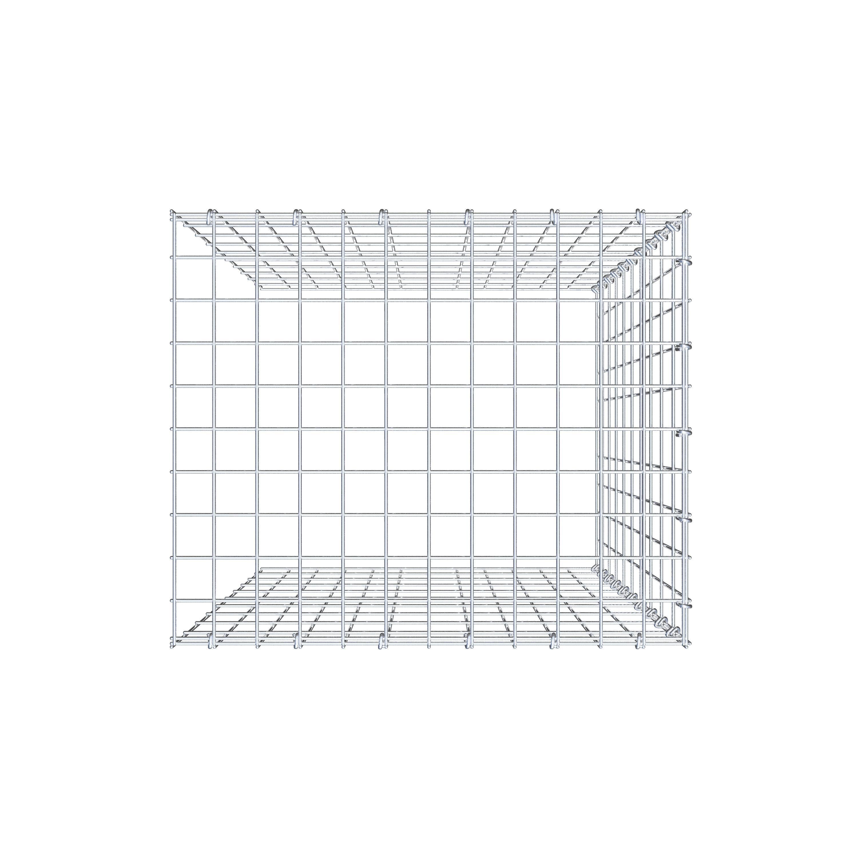 Schanskorf type 4 100 cm x 60 cm x 50 cm (L x H x D), maaswijdte 5 cm x 10 cm, C-ring